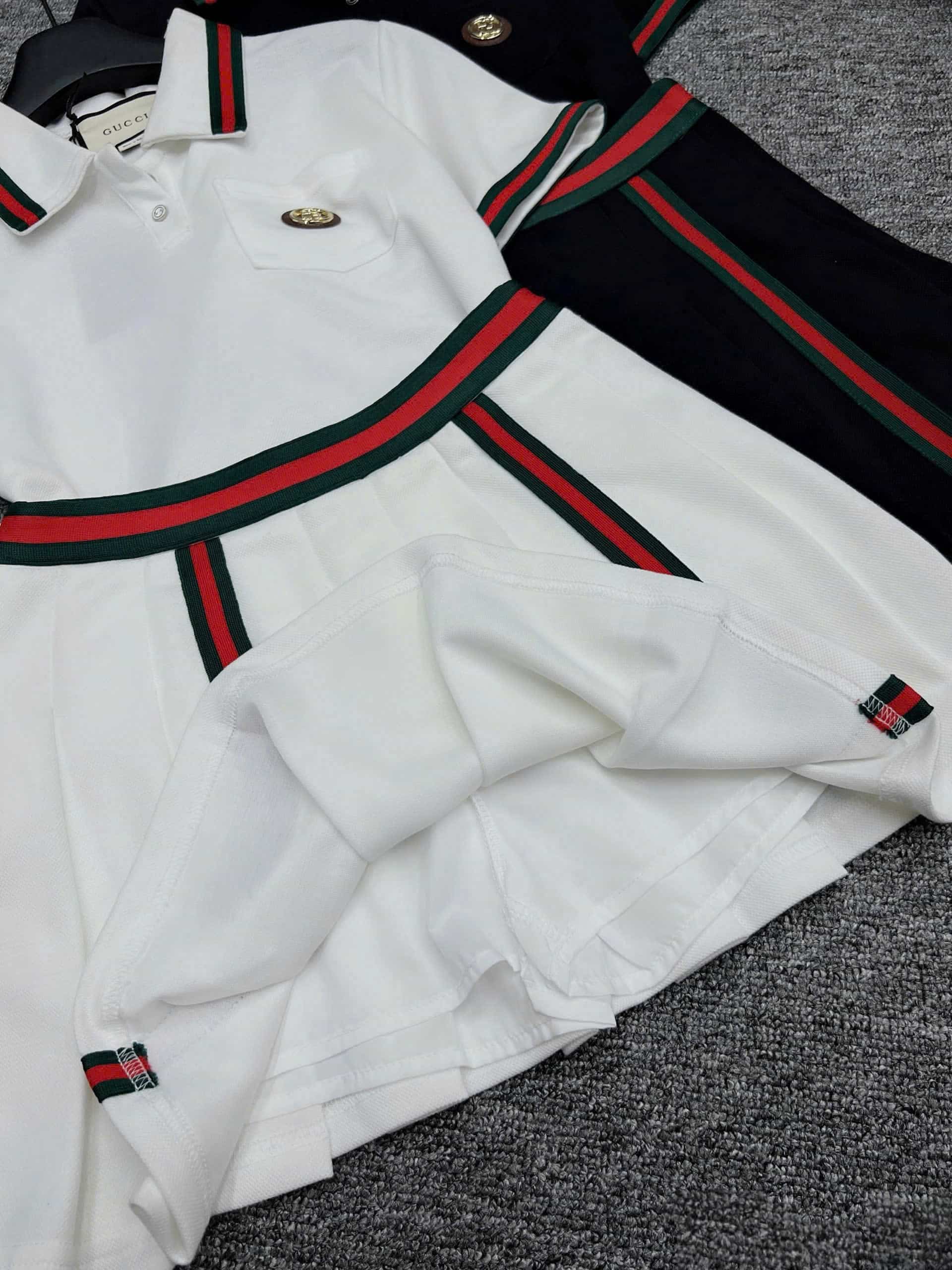 Set thời trang áo váy xòe thun Gucci 15