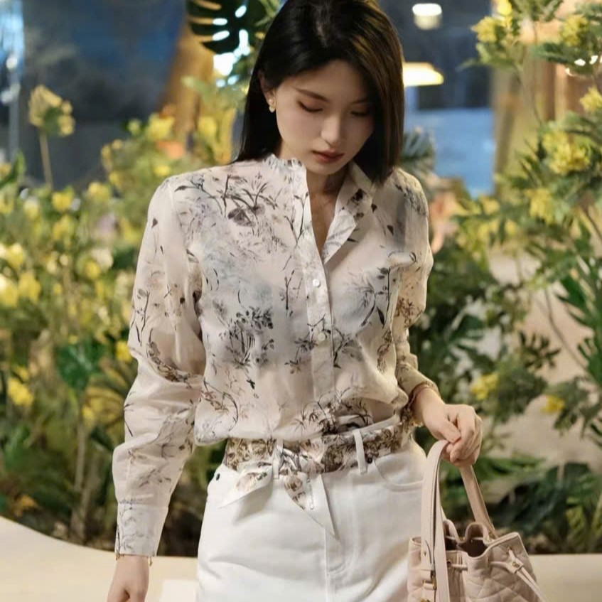 Sơ mi Dior mẫu mới họa tiết limited 1