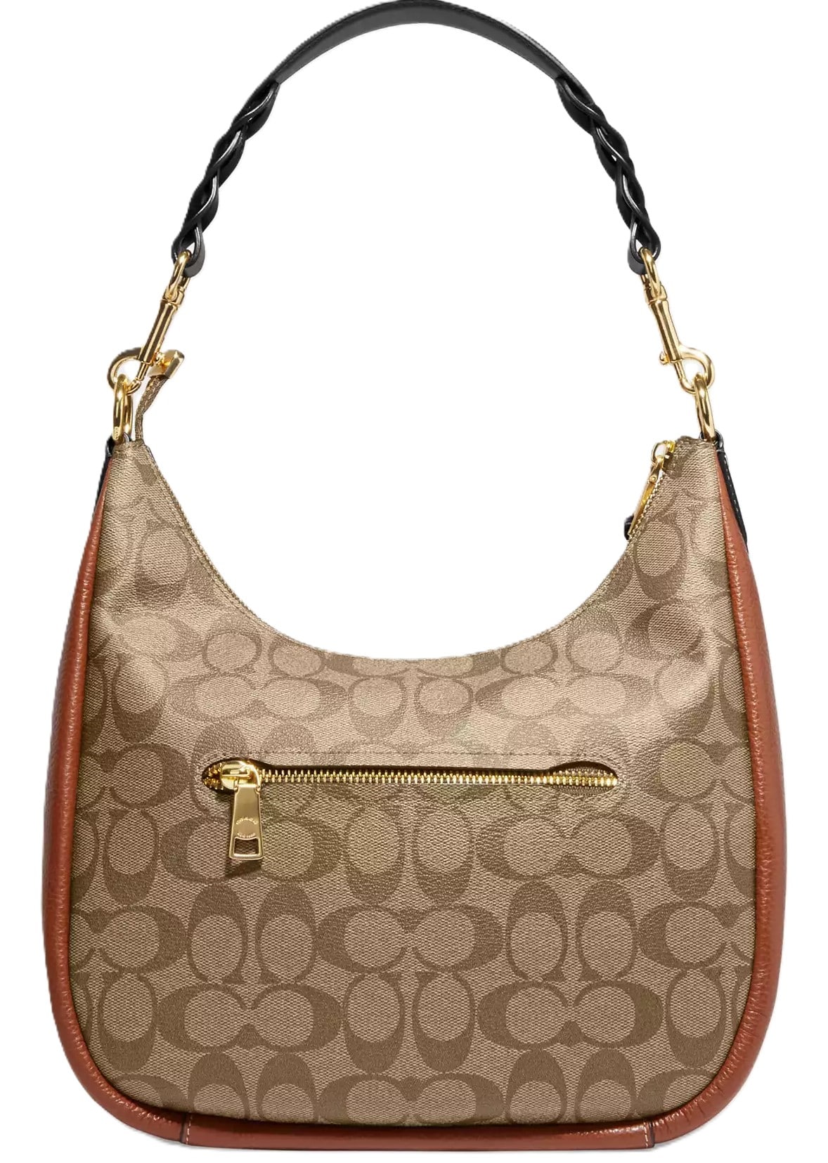 Túi Coach Jules Hobo Bag in Signature Color Block Canvas Khaki Multicolor CF350 3