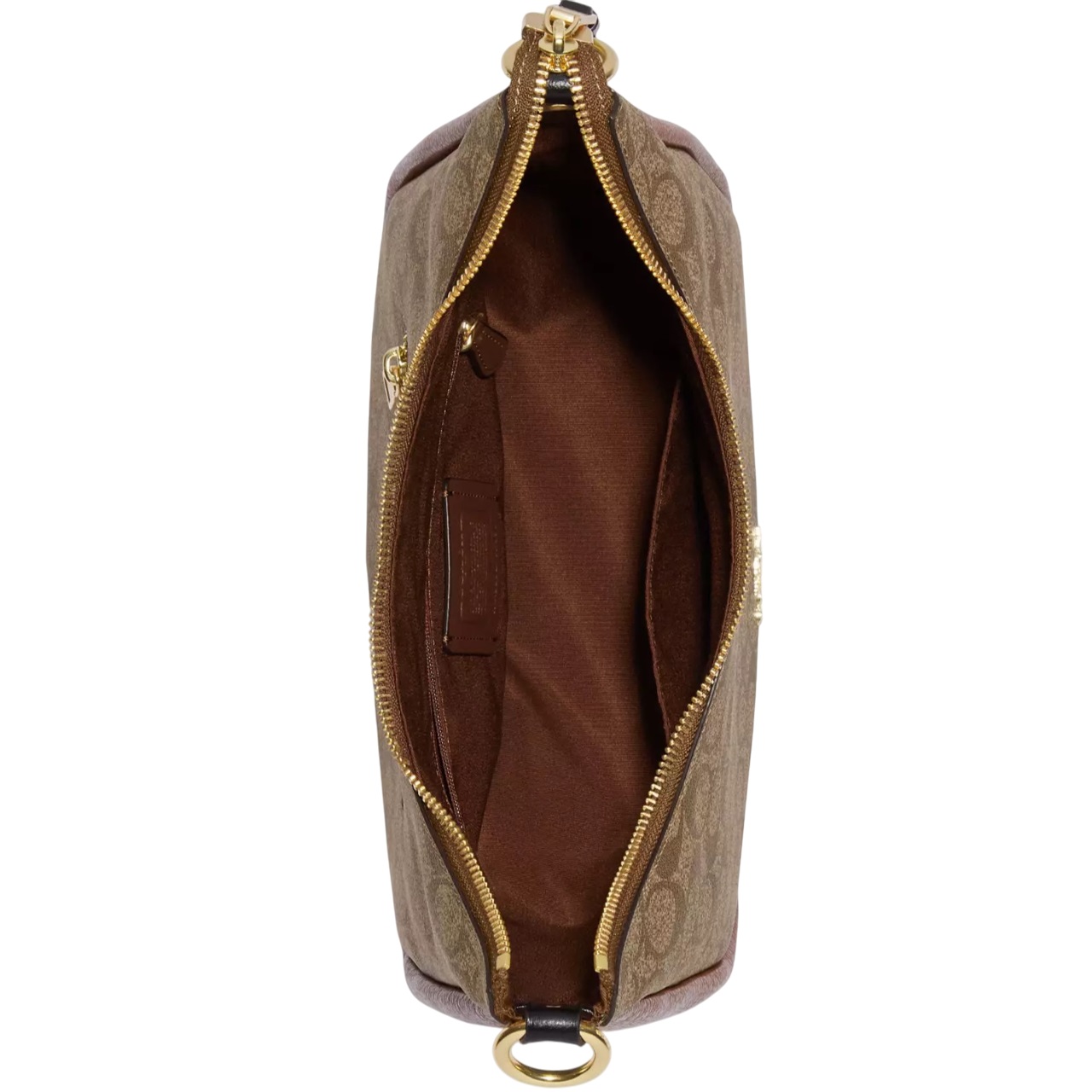 Túi Coach Jules Hobo Bag in Signature Color Block Canvas Khaki Multicolor CF350 5