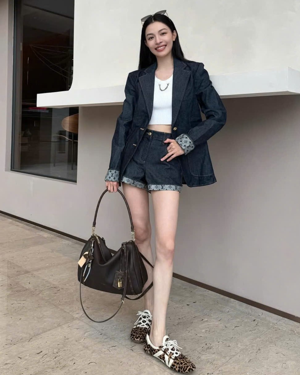 Túi Louis Vuitton Express MM Saga Acajou 7