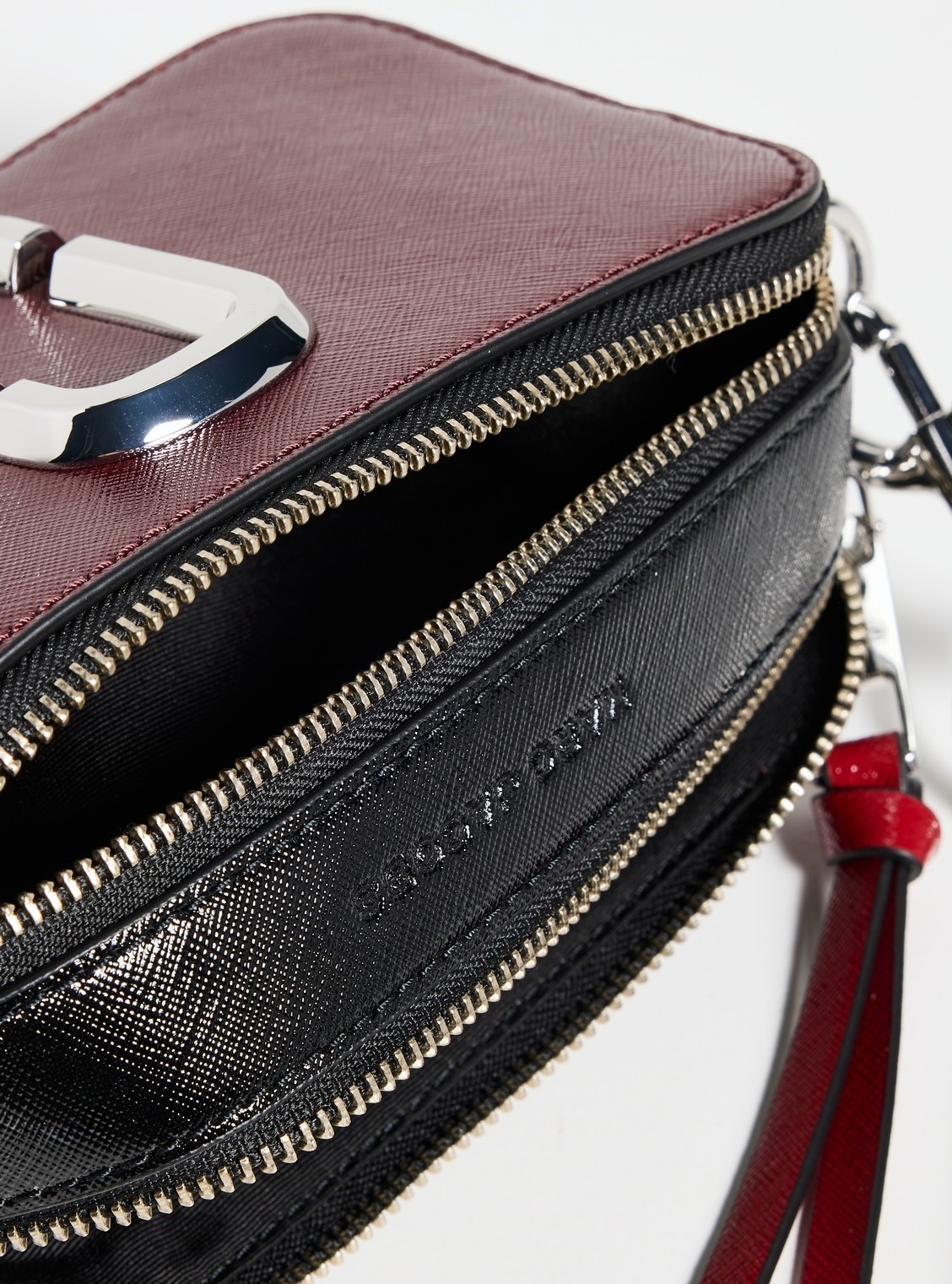 Túi đeo vai Marc Jacobs màu đỏ The Snapshot Crossbody Bag Oxblood Multi 2S3HCR500H03 5