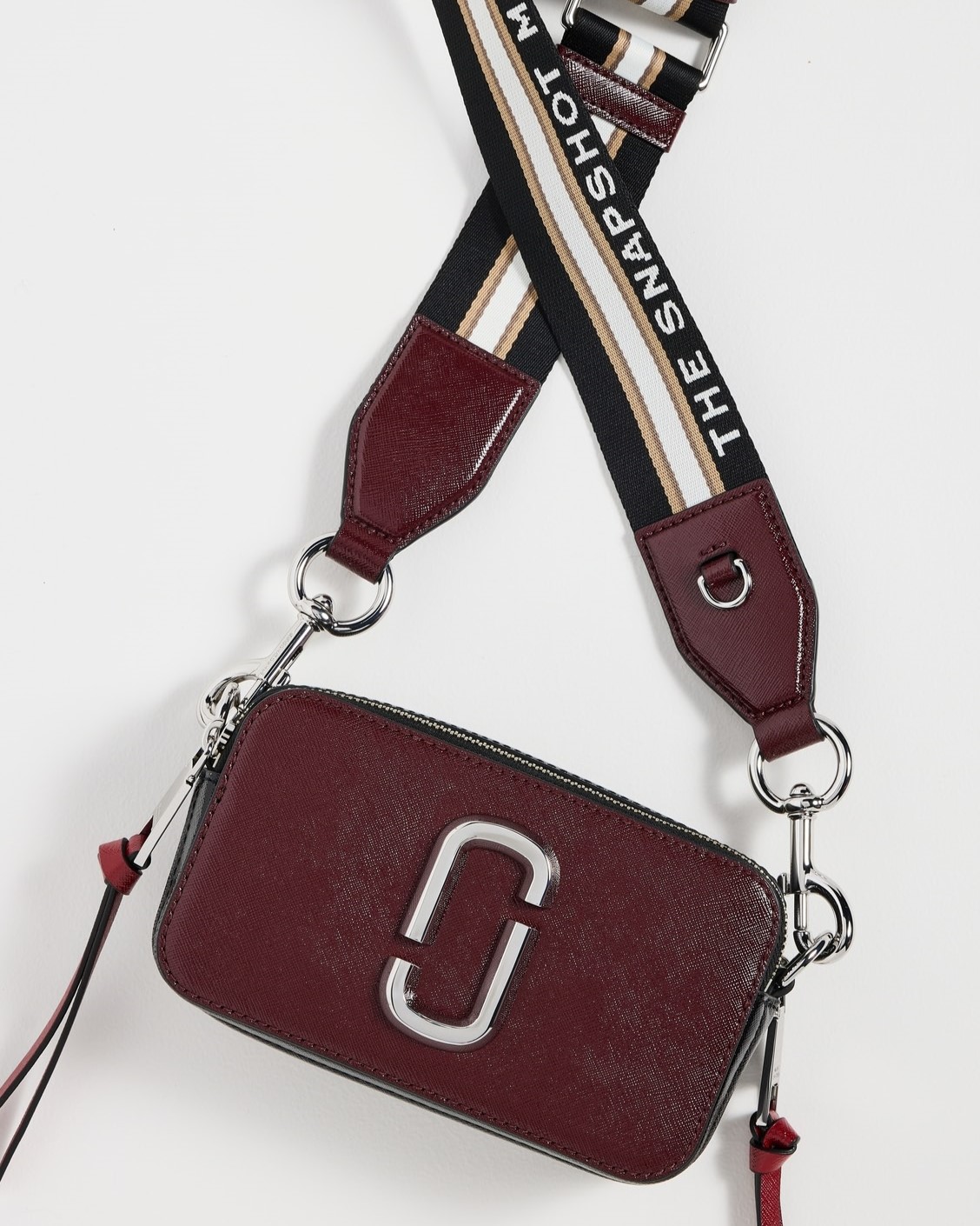 Túi đeo vai Marc Jacobs màu đỏ The Snapshot Crossbody Bag Oxblood Multi 2S3HCR500H03 6