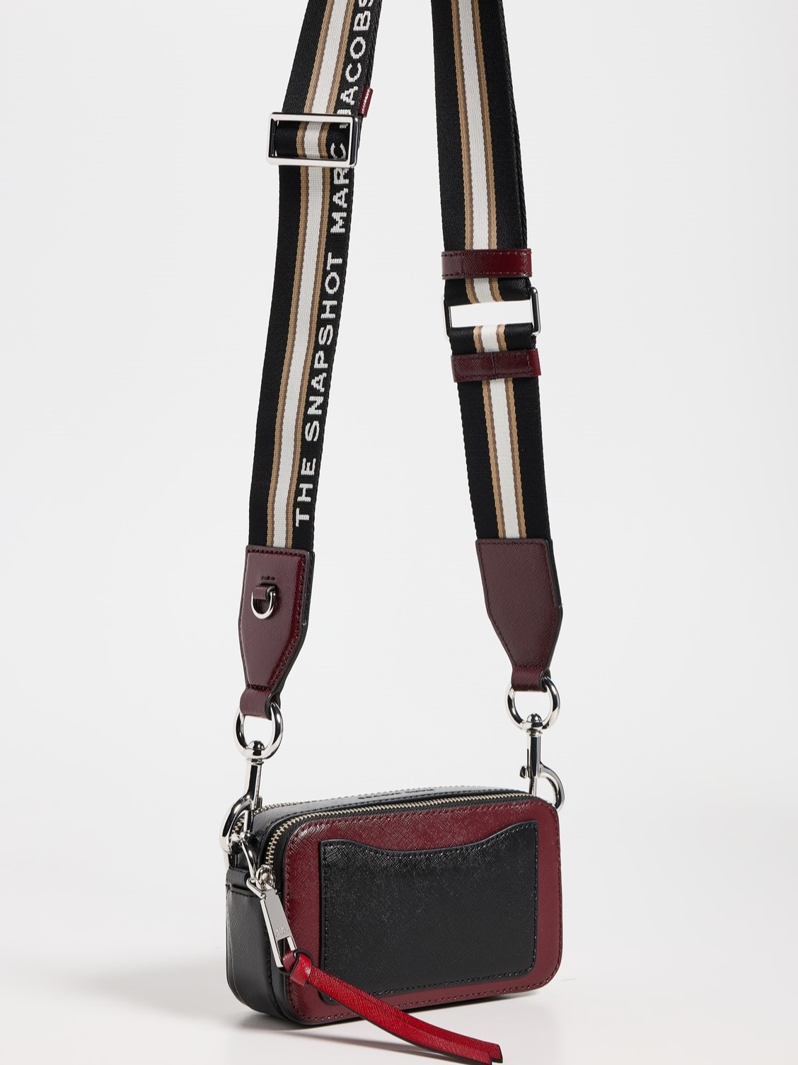 Túi đeo vai Marc Jacobs màu đỏ The Snapshot Crossbody Bag Oxblood Multi 2S3HCR500H03 12