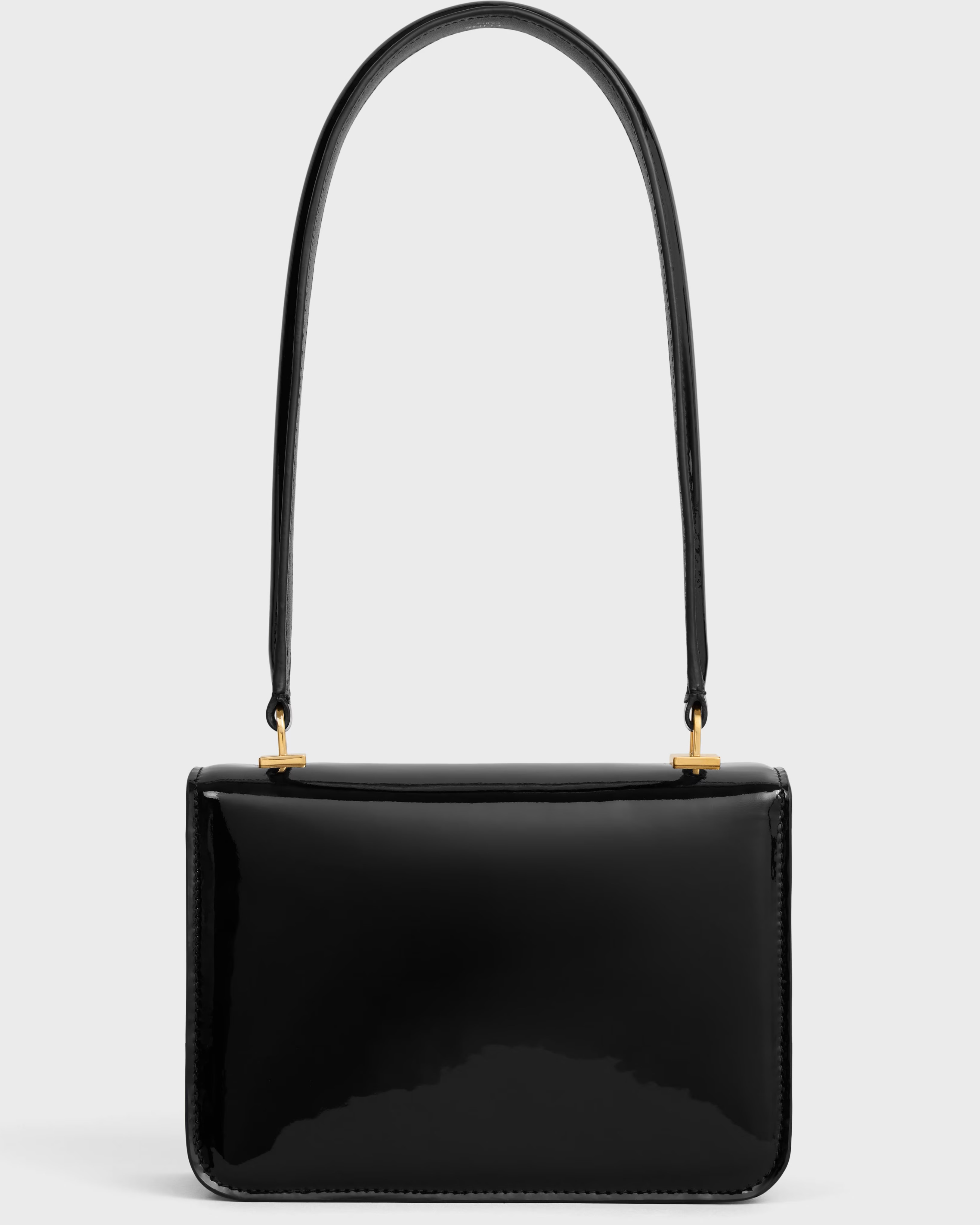 Túi kẹp nách Celine Teen Garance bag in Patent Calfskin Black 6
