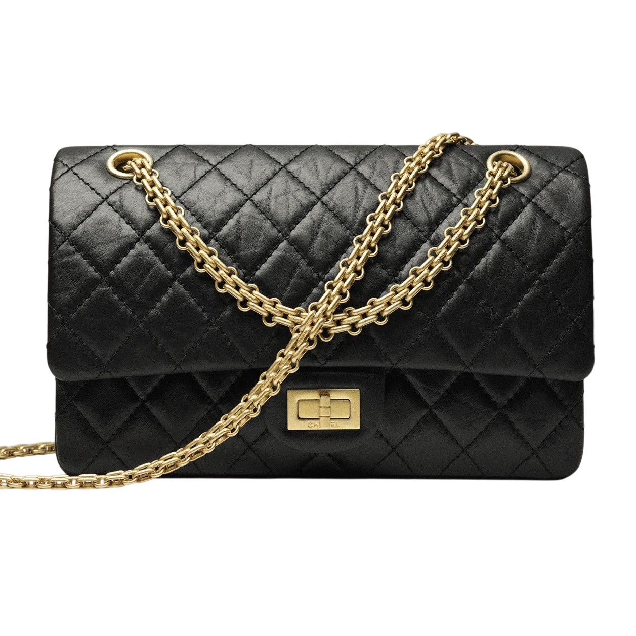 Túi Chanel Classic 2.55 Handbag Black 2
