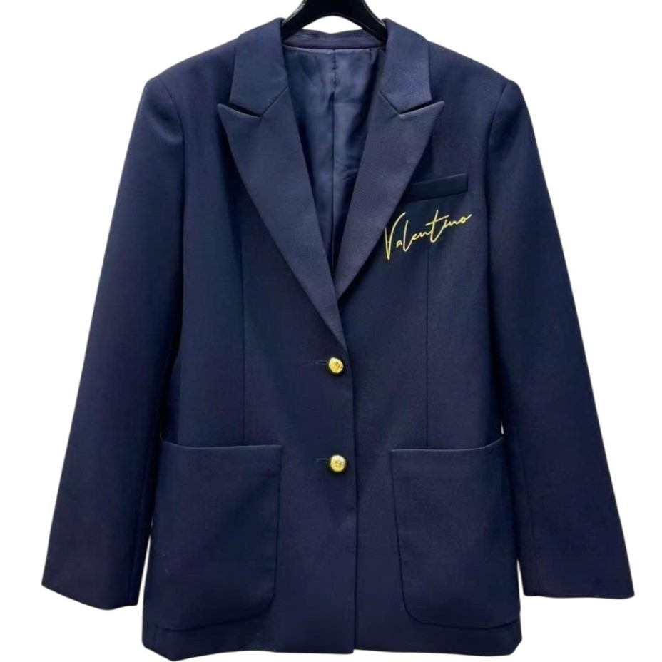 Áo khoác vest nữ Valentino xanh coban 2