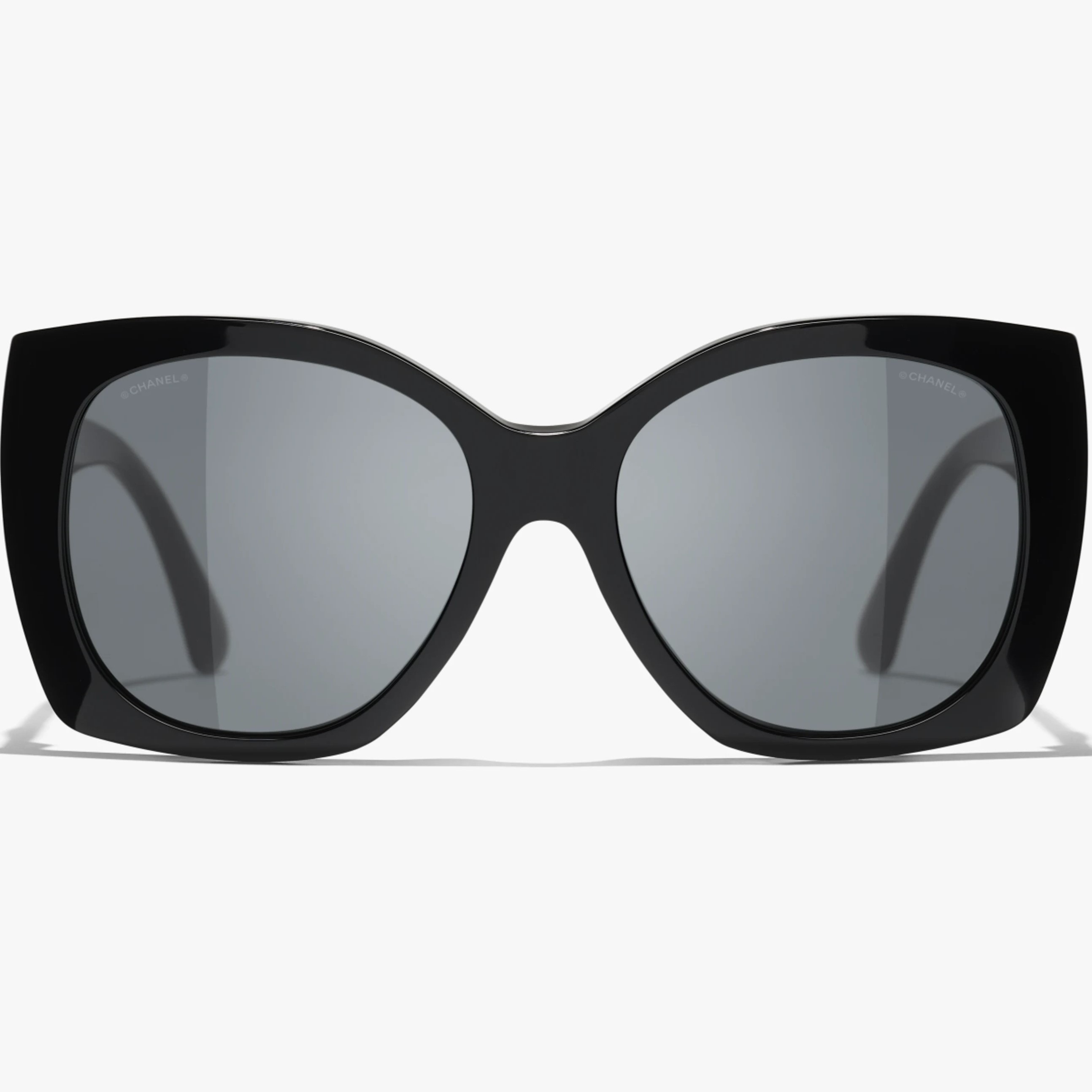 Mắt kính Chanel Square Sunglasses Acetate Black 3