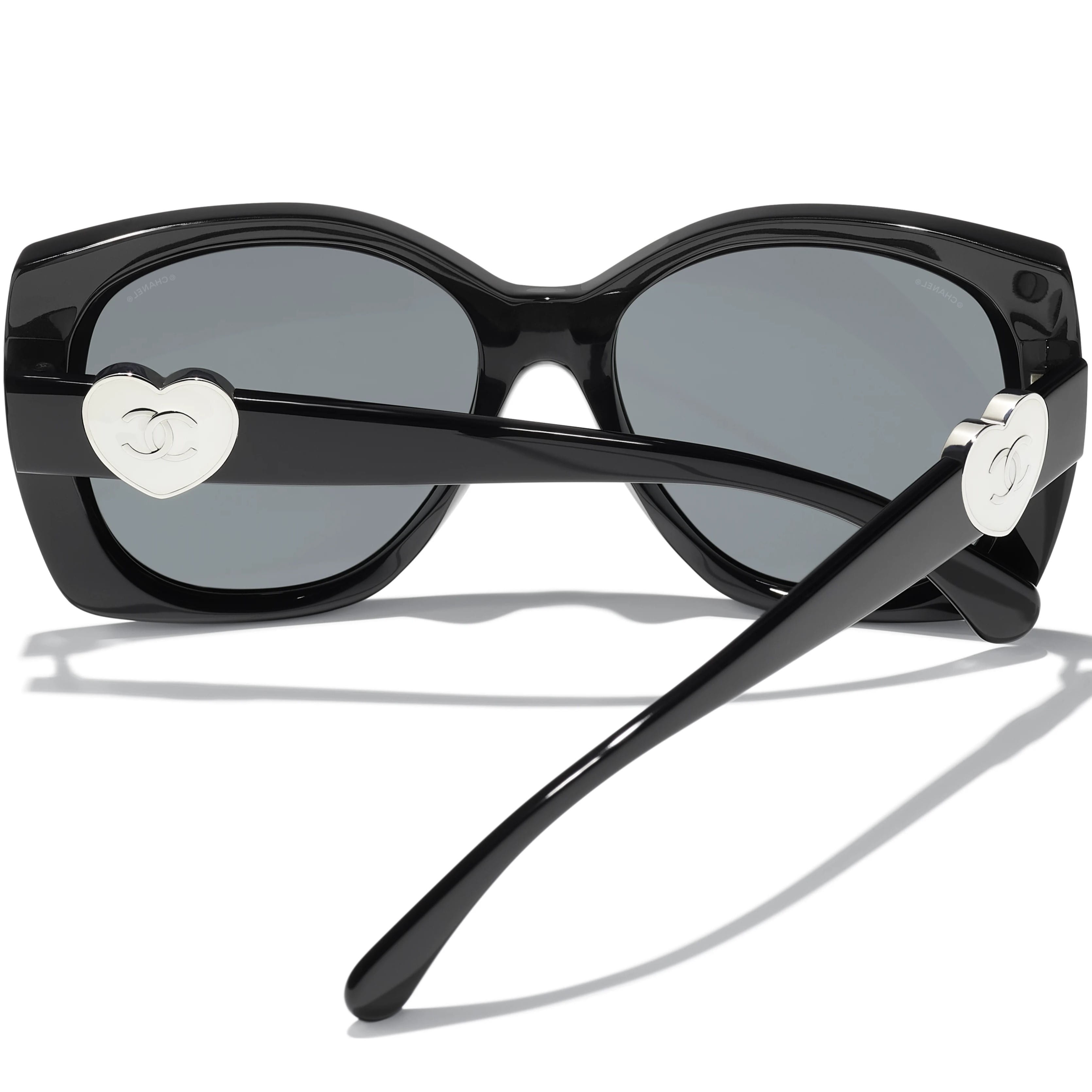 Mắt kính Chanel Square Sunglasses Acetate Black 6