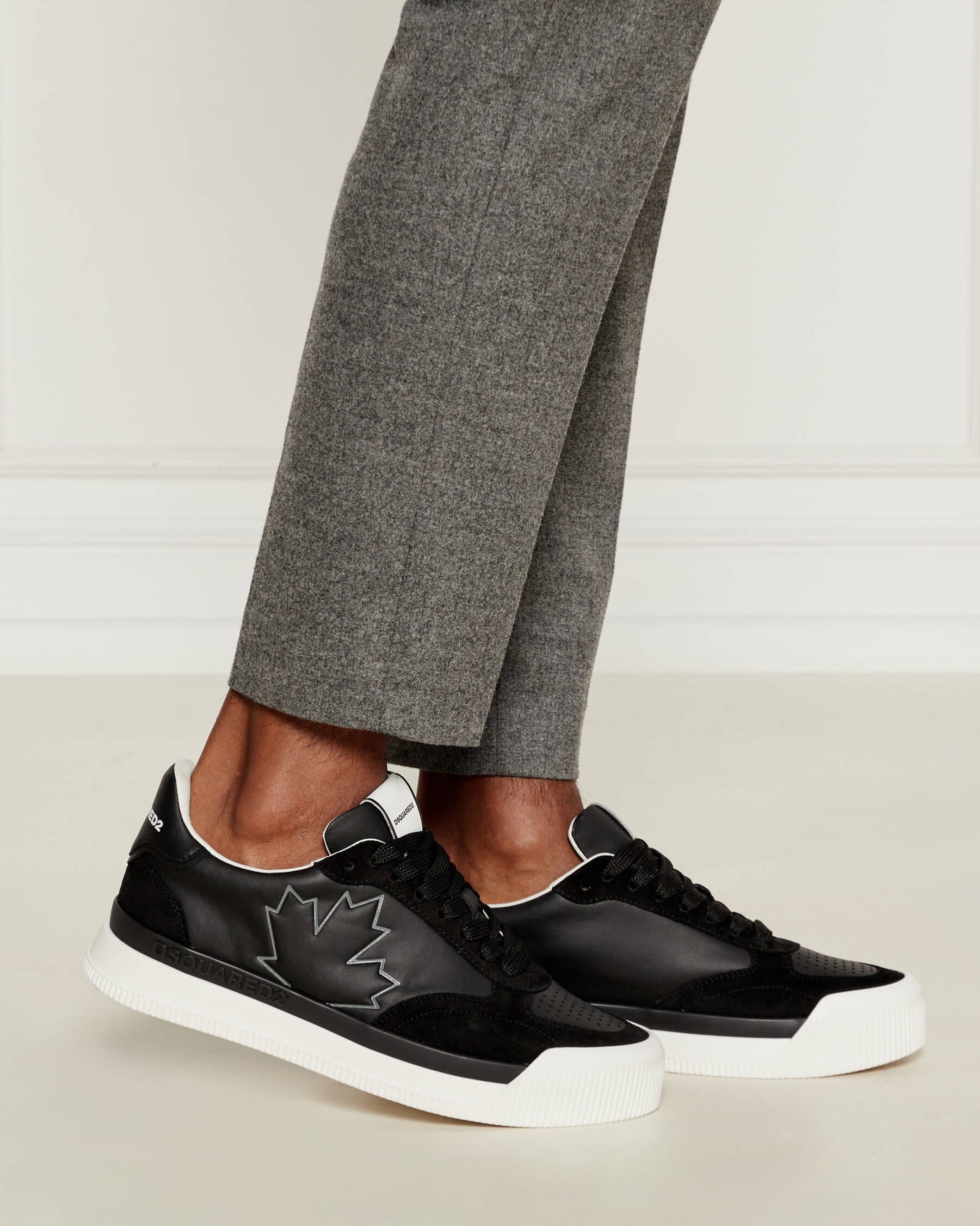 Giày Dsquared2 New Jersey Sneakers Black 7