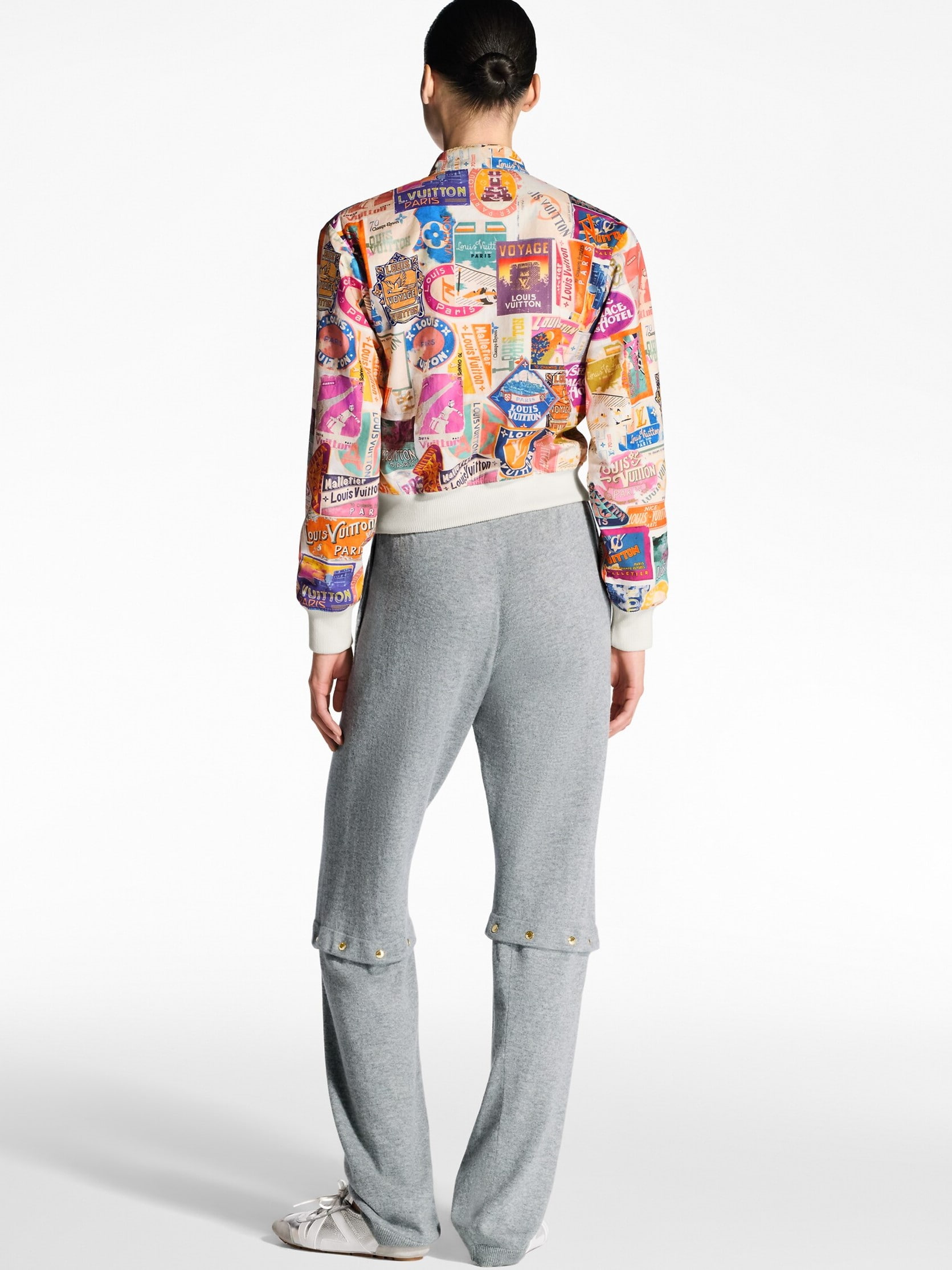 Áo khoác LV Louis Vuitton Reversible Bomber Jacket with Travel Patches 2
