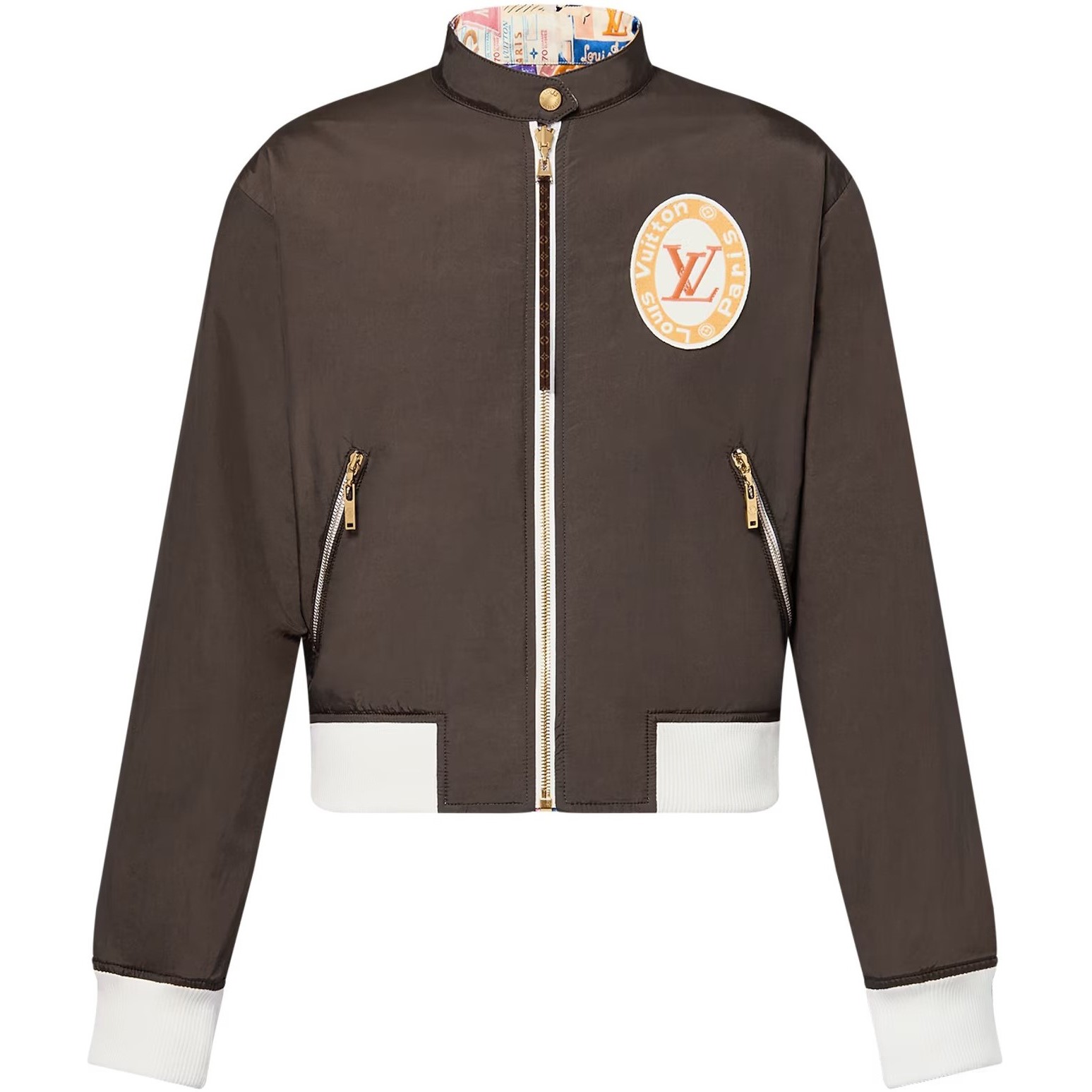Áo khoác LV Louis Vuitton Reversible Bomber Jacket with Travel Patches 3