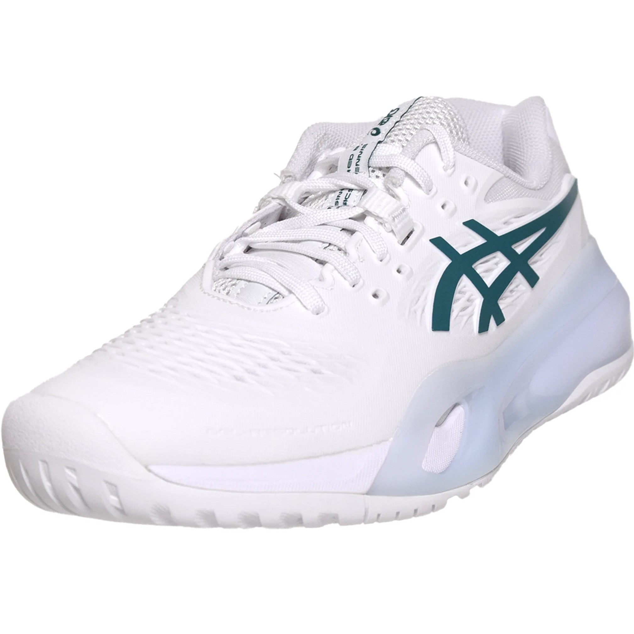 Giày Pickleball Asics Gel-Resolution X Tennis Shoes White Pitch Green 1041A481-102 1