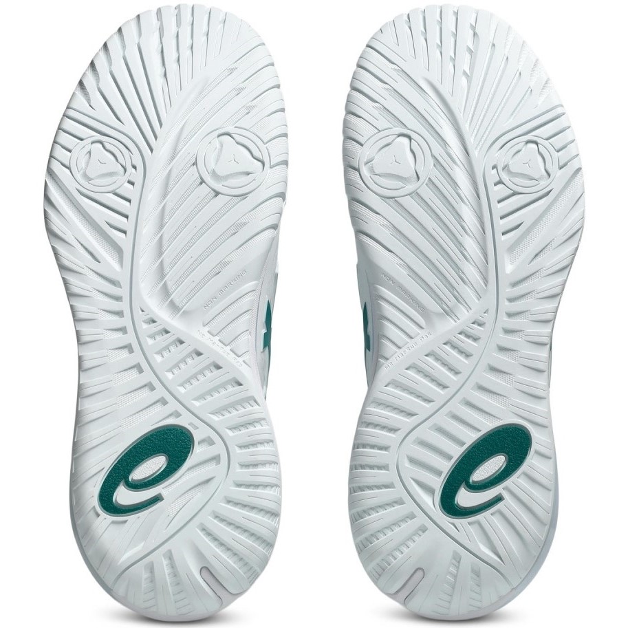 Giày Pickleball Asics Gel-Resolution X Tennis Shoes White Pitch Green 1041A481-102 9