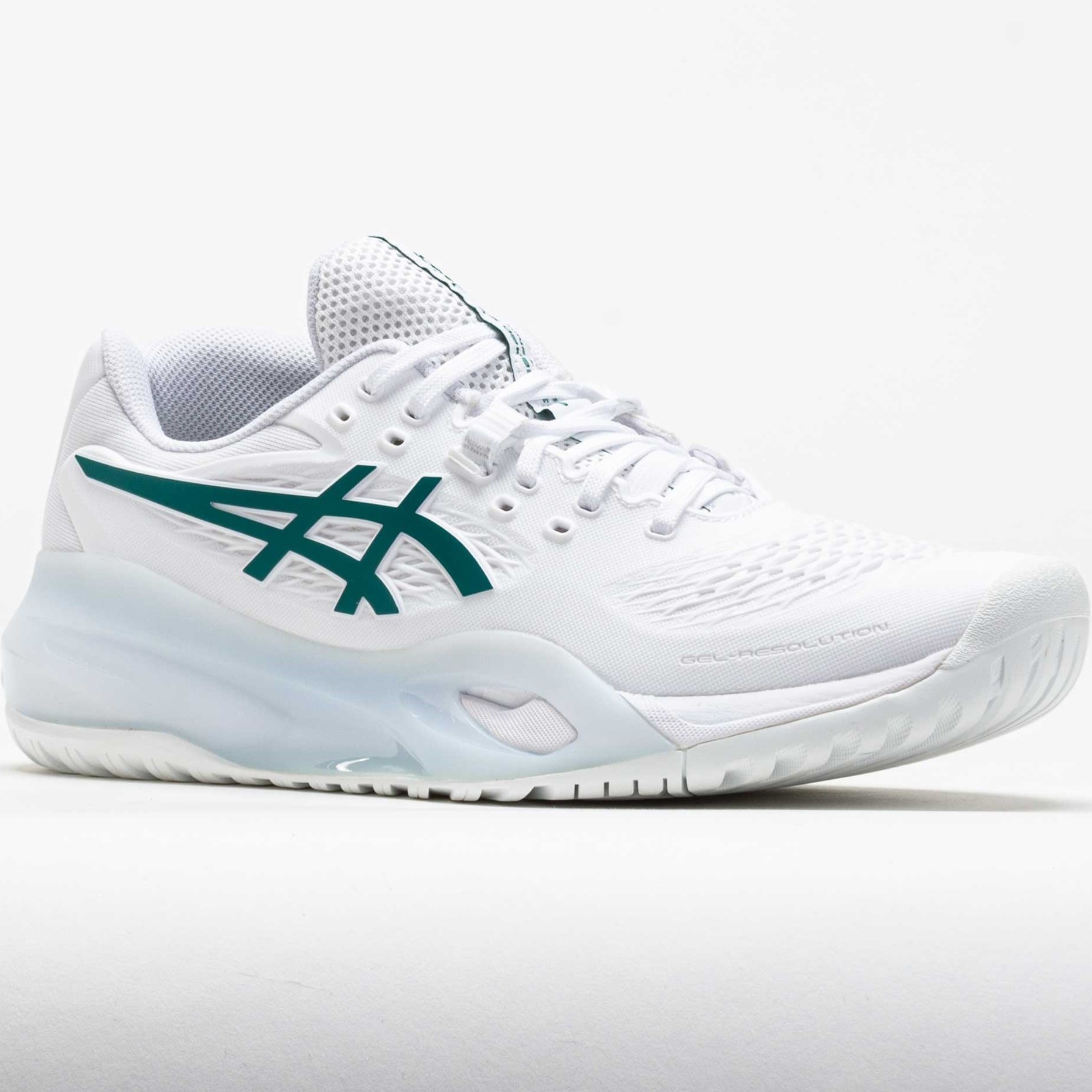 Giày Pickleball Asics Gel-Resolution X Tennis Shoes White Pitch Green 1041A481-102 15