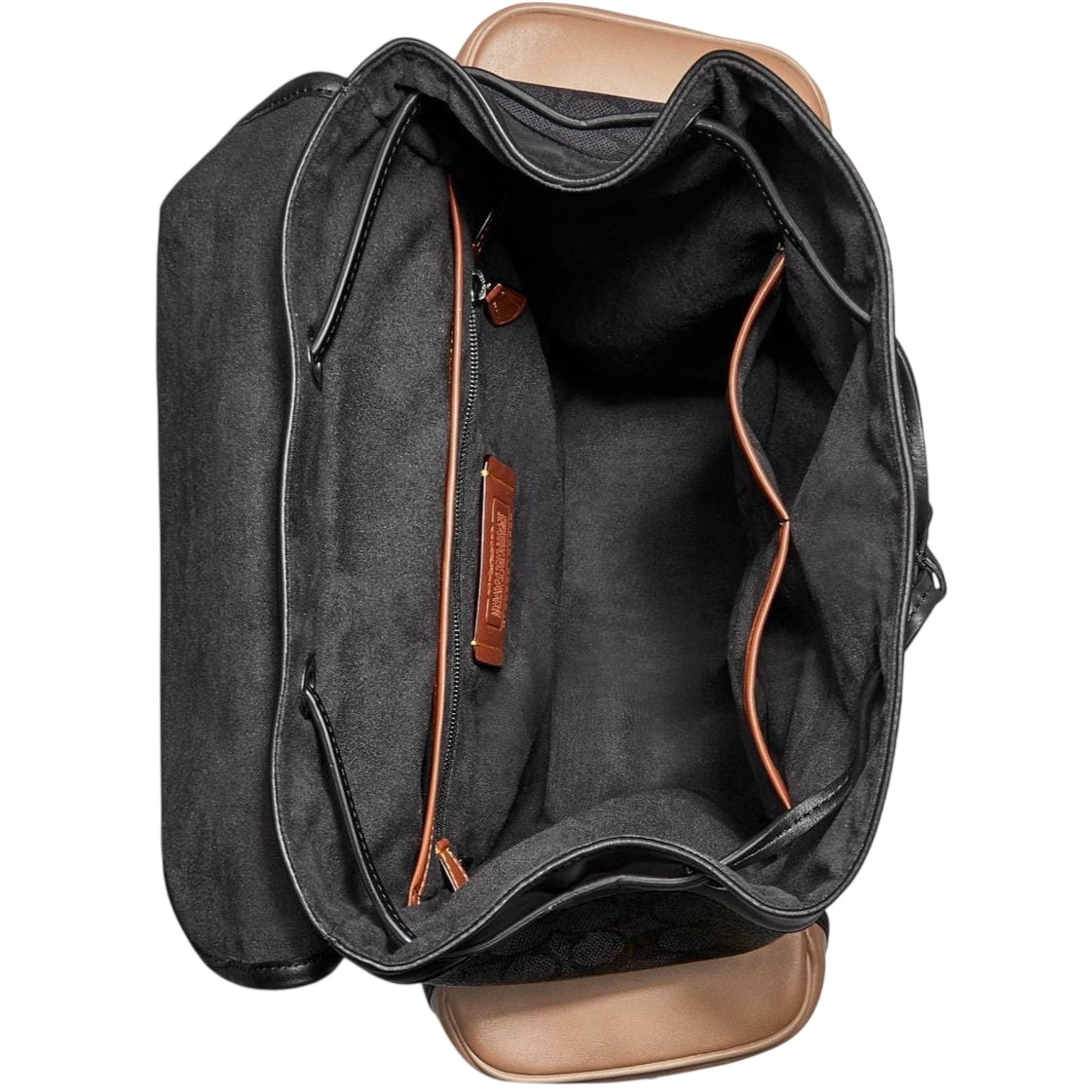 Balo Coach Hitch Backpack In Signature Canvas With Horse And Carriage Print Charcoal Gray Multicolor C1059 3