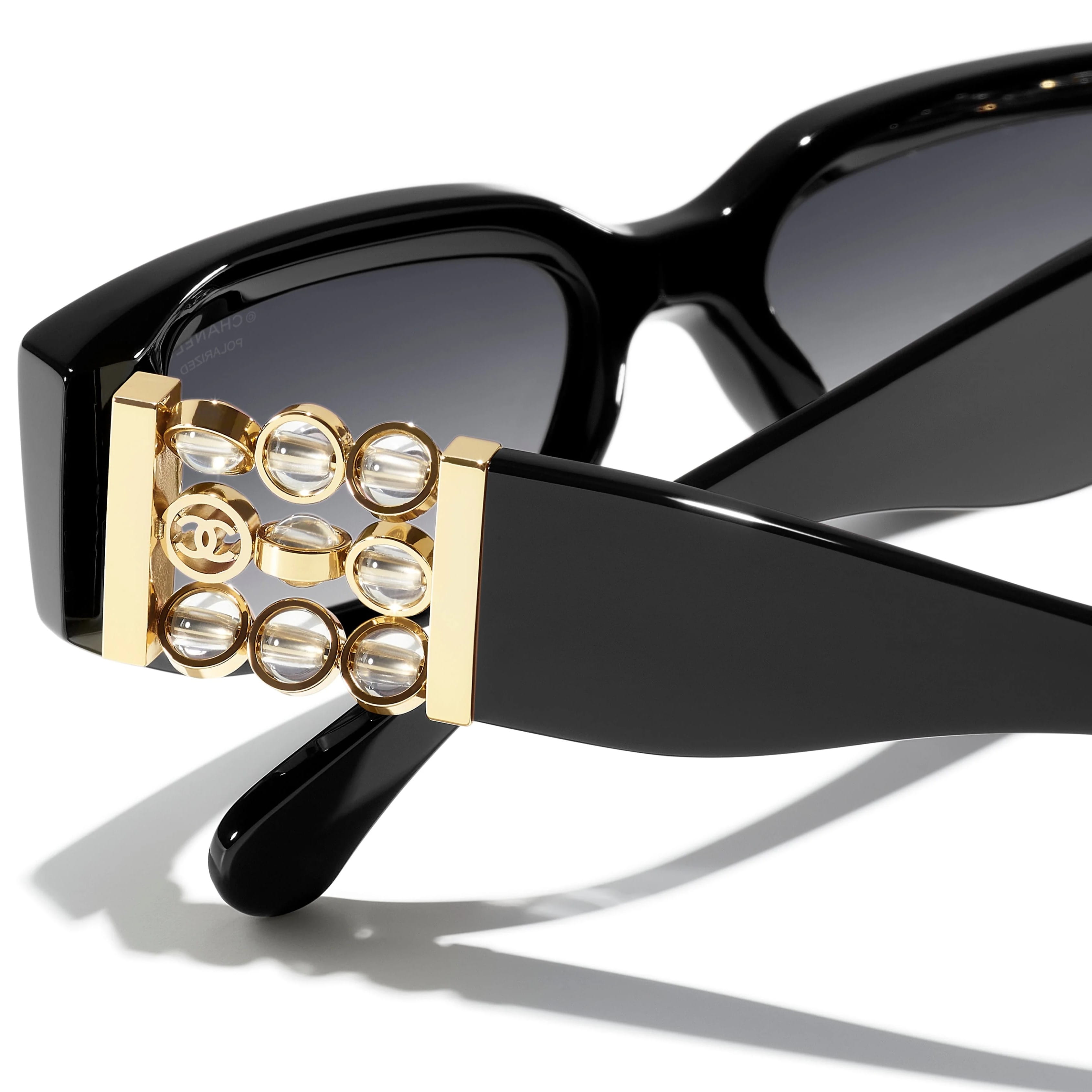 Mắt kính Chanel Acetate Rectangle Sunglasses CH5544 1
