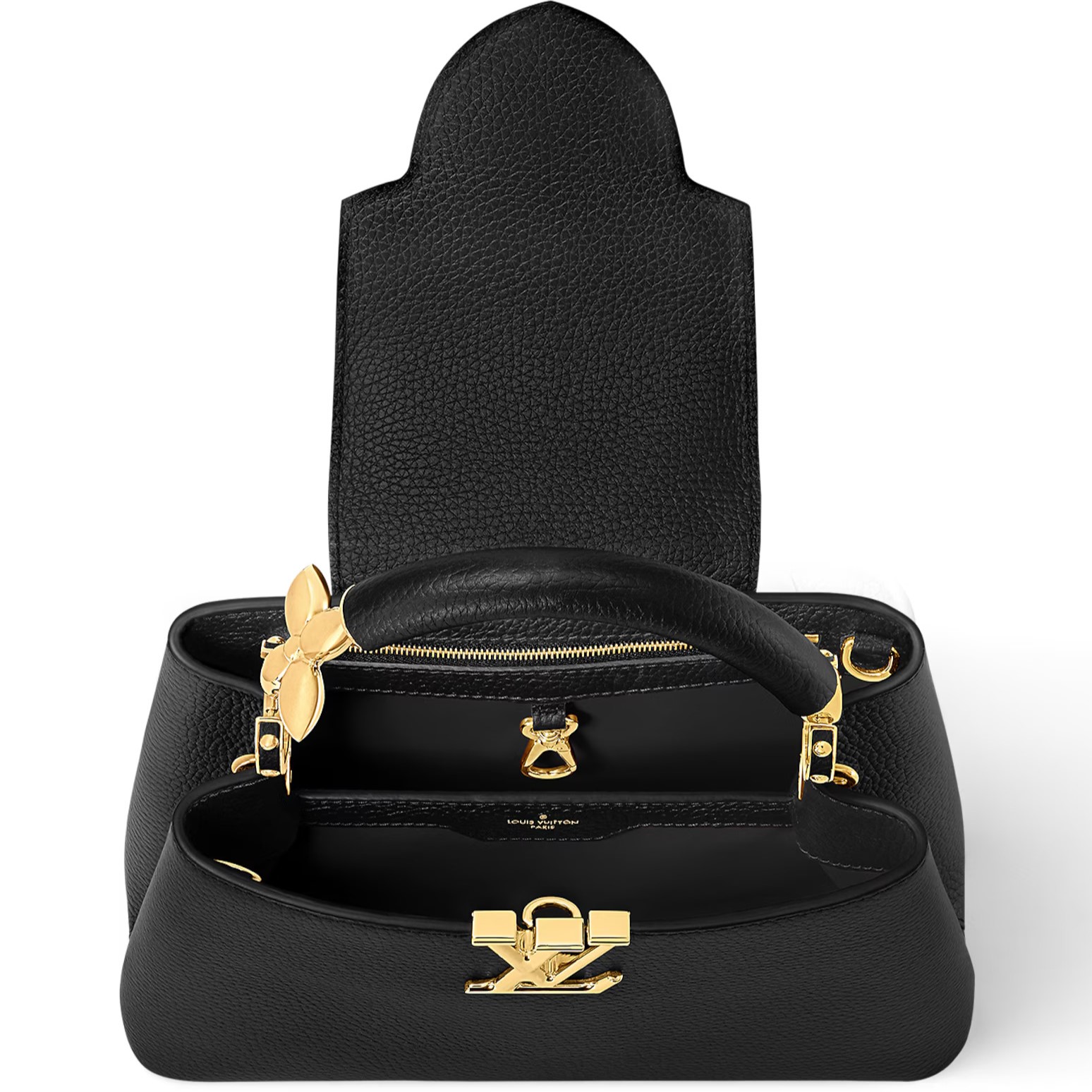 Túi LV nữ Capucines BB Taurillon Leather Black M24698 1