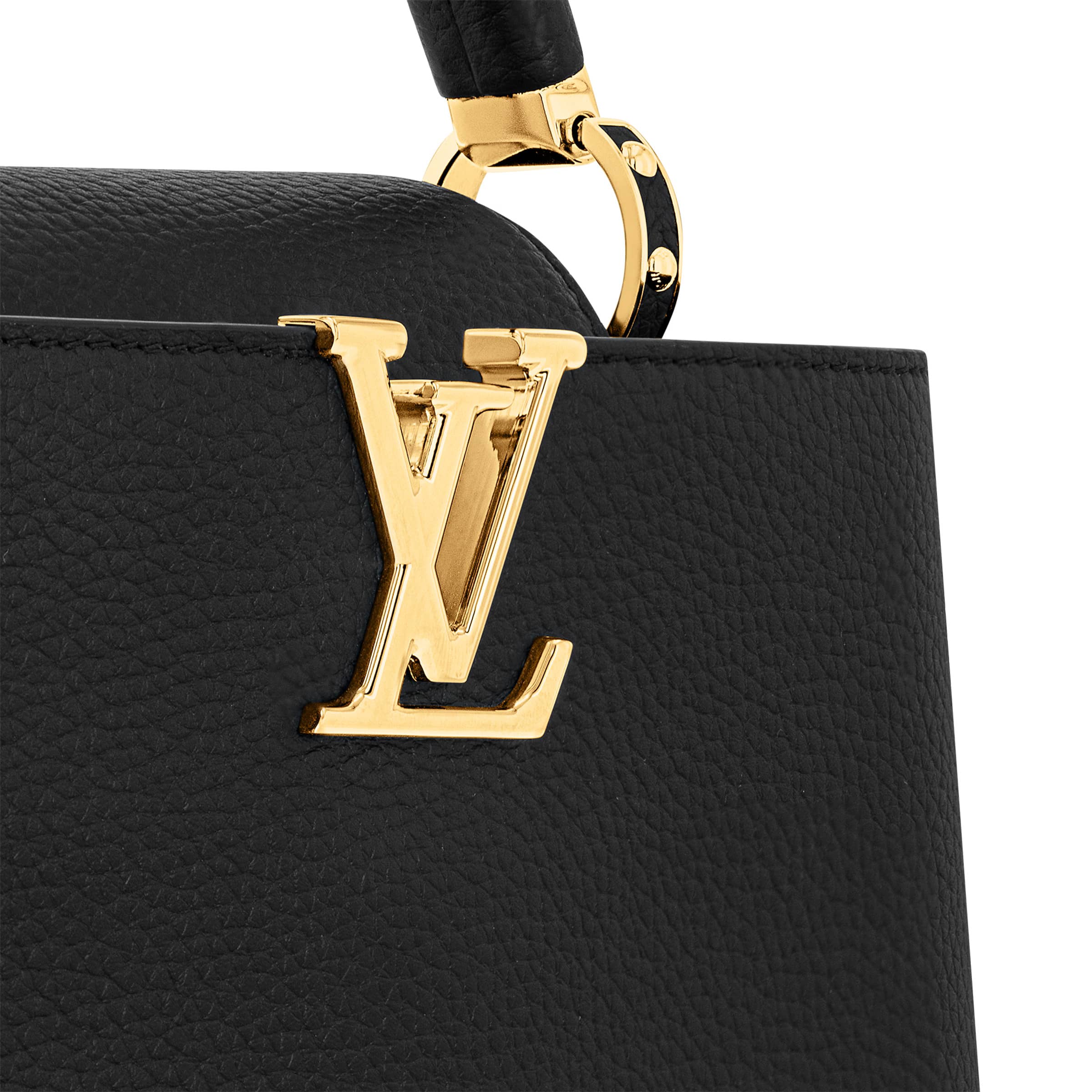 Túi LV nữ Capucines BB Taurillon Leather Black M24698 2