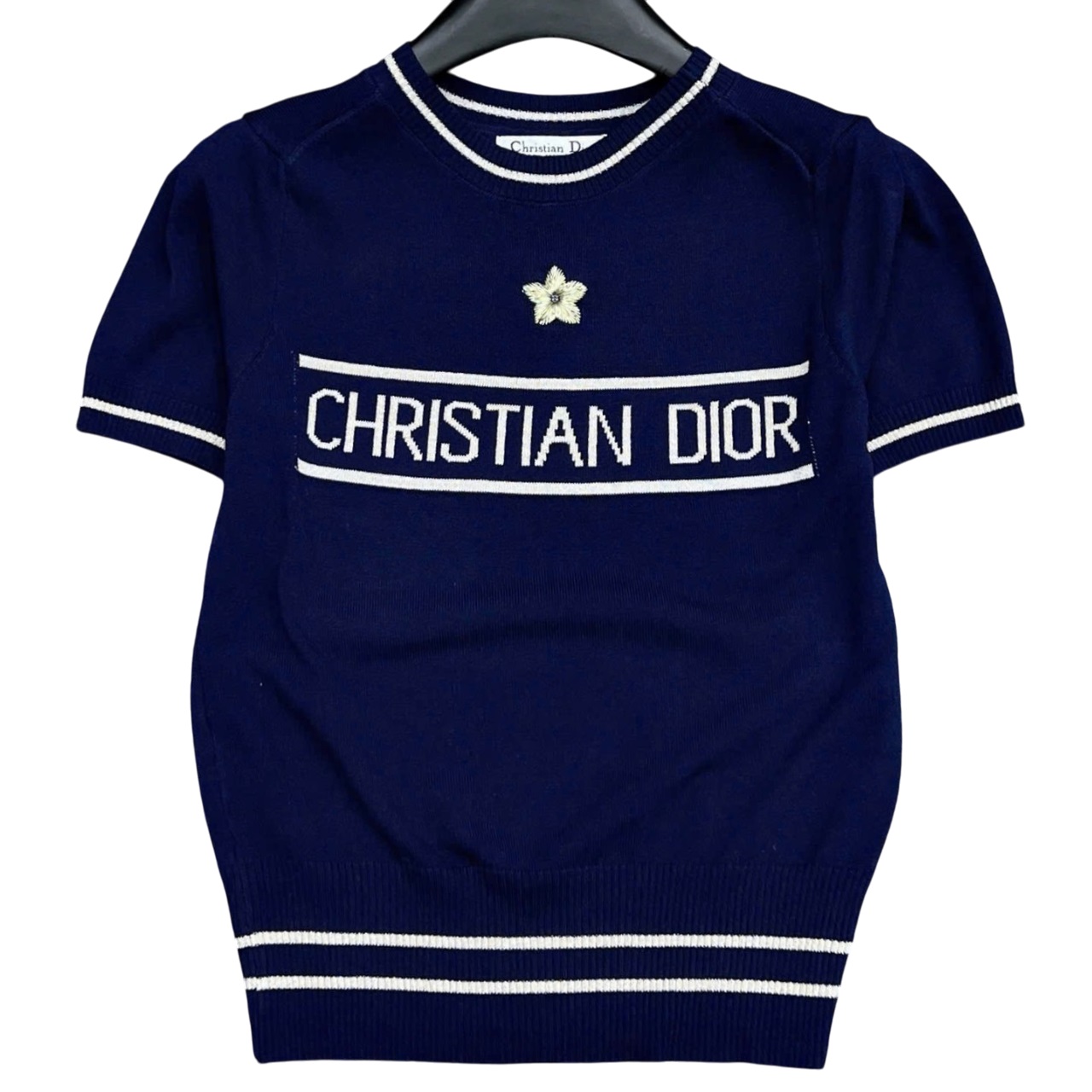 Áo dior len nữ tay lỡ 1