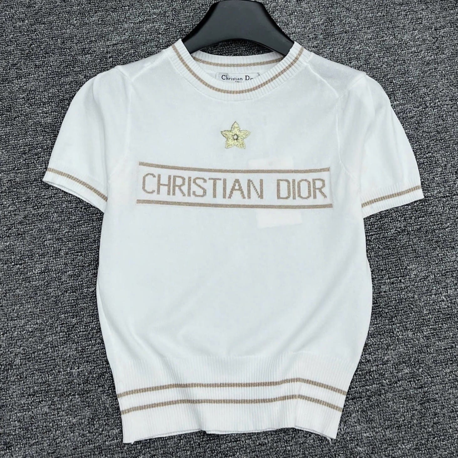 Áo dior len nữ tay lỡ 7