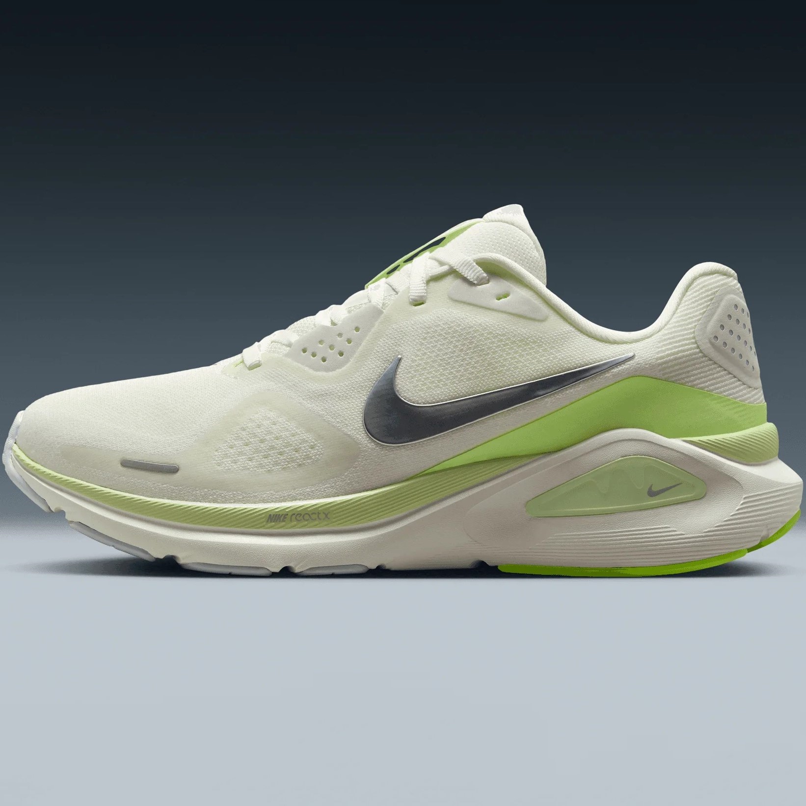 Giày Nike Structure 26 Road Running Shoes Summit White Barely Volt HJ1101-103 2