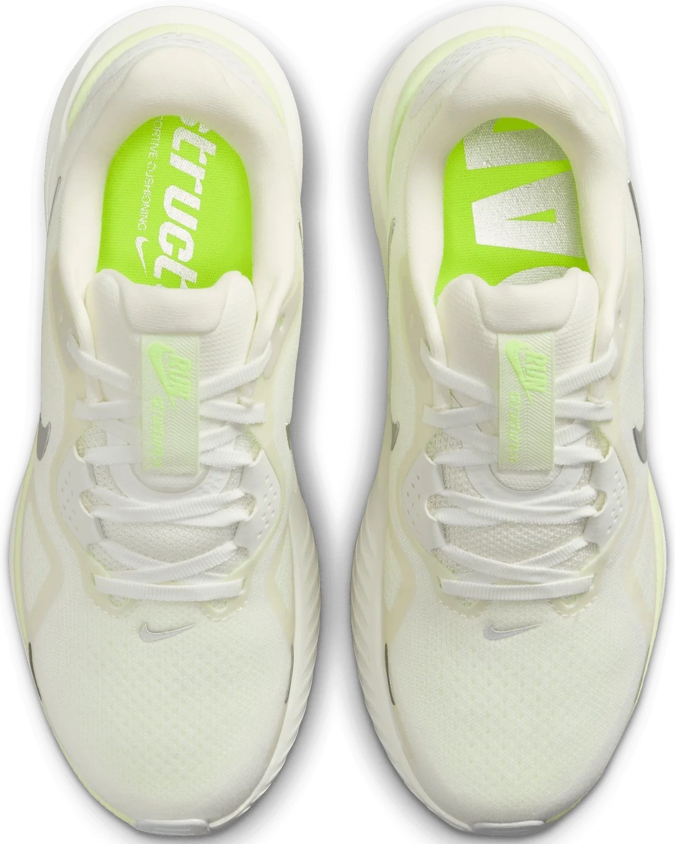 Giày Nike Structure 26 Road Running Shoes Summit White Barely Volt HJ1101-103 8