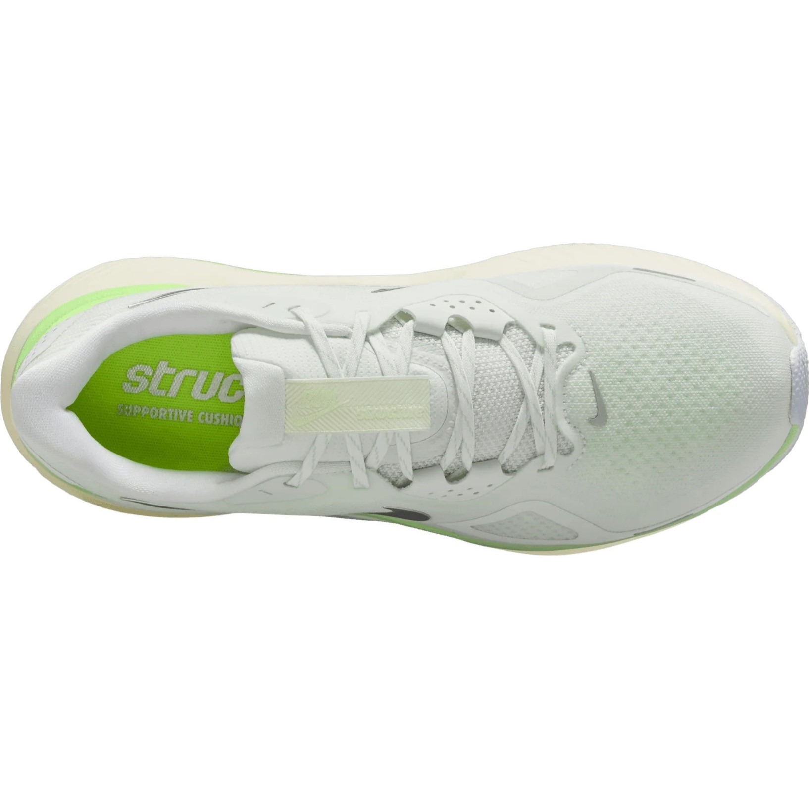 Giày Nike Structure 26 Road Running Shoes Summit White Barely Volt HJ1101-103 10