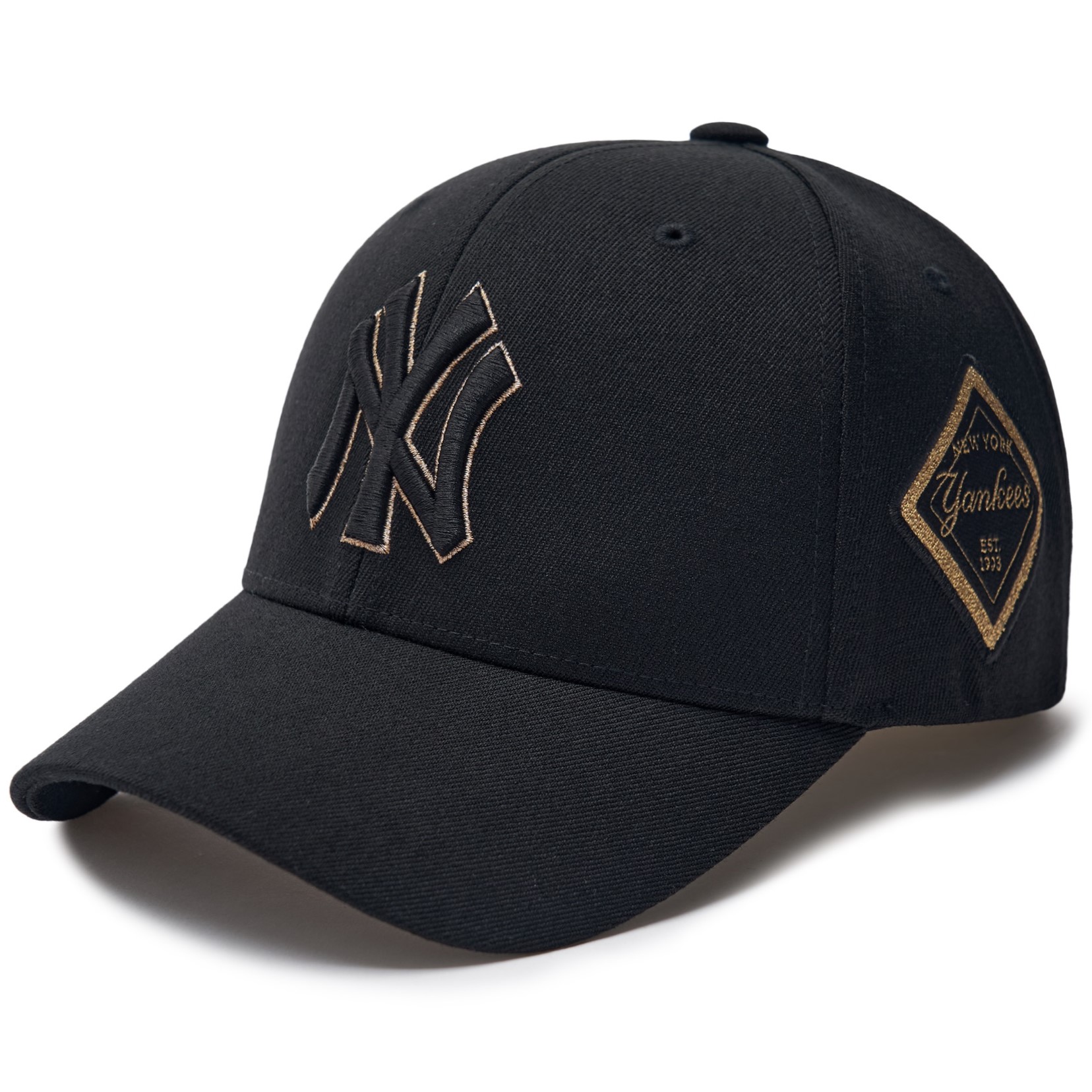 NÓN NY MLB DIAMOND STAMP BALL CAP NEW YORK YANKEES GOLD 3ACP8501N-50GOS 8