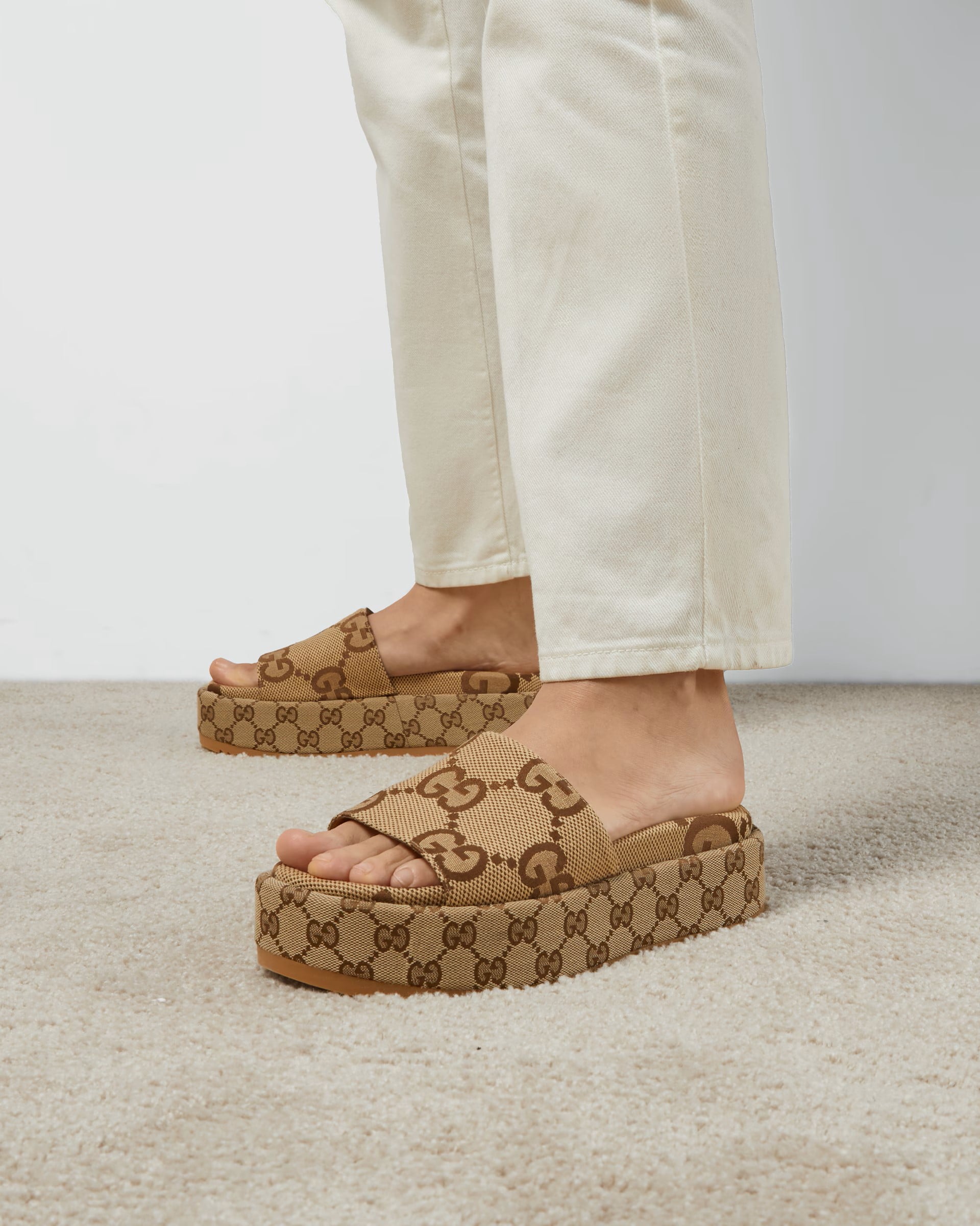 Dép Gucci nữ GG Womens Platform Slide Sandal 3