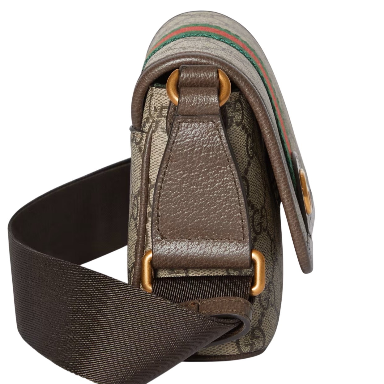 Túi Gucci Ophidia Mini Bag Beige and Dark Brown GG Monogram 2
