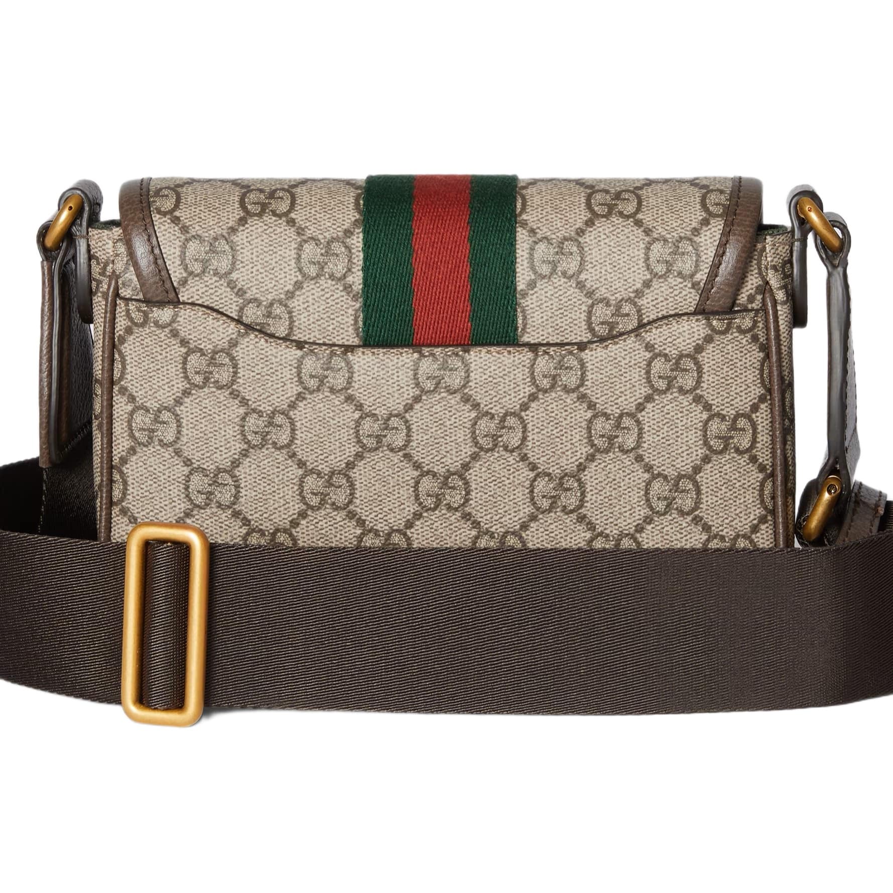 Túi Gucci Ophidia Mini Bag Beige and Dark Brown GG Monogram 5