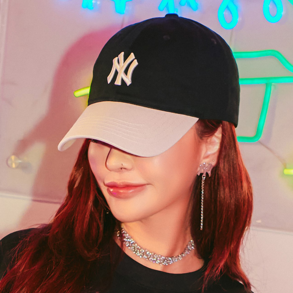 Nón MLB Basic Coloration Ball Cap New York Yankees Black 3ACP3303N-50BKS 14