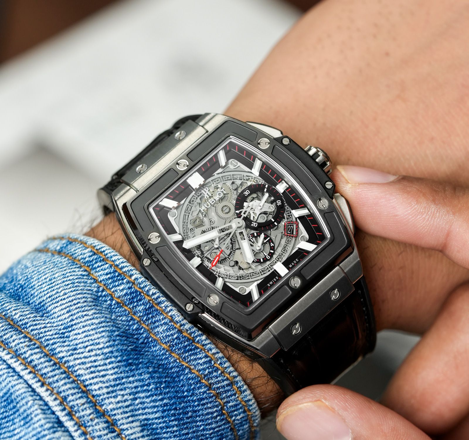 Đồng hồ Hublot Spirit of Big Bang Titanium Ceramic Chronograph 45mm 3