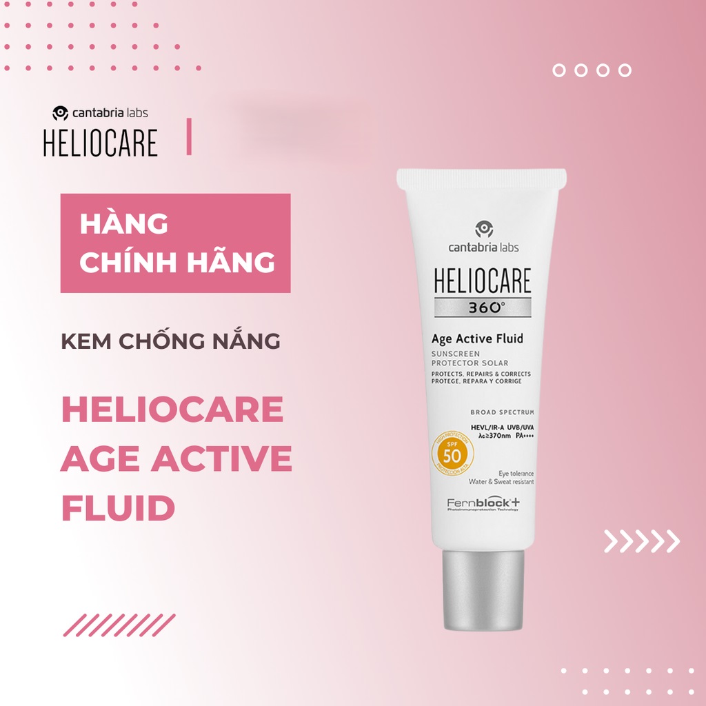 Kem chống nắng Heliocare 360 Age Active Fluid 50 ml 4