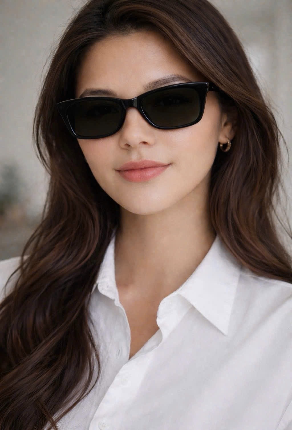 Mắt kính Gentle Monster Sage 01 Cat-Eye Sunglasses in Black Acetate 6