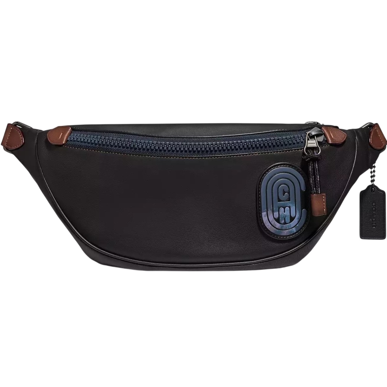 Túi bao tử Coach Rivington Belt Bag With Coach Patch Black Copper Finish 69303 4