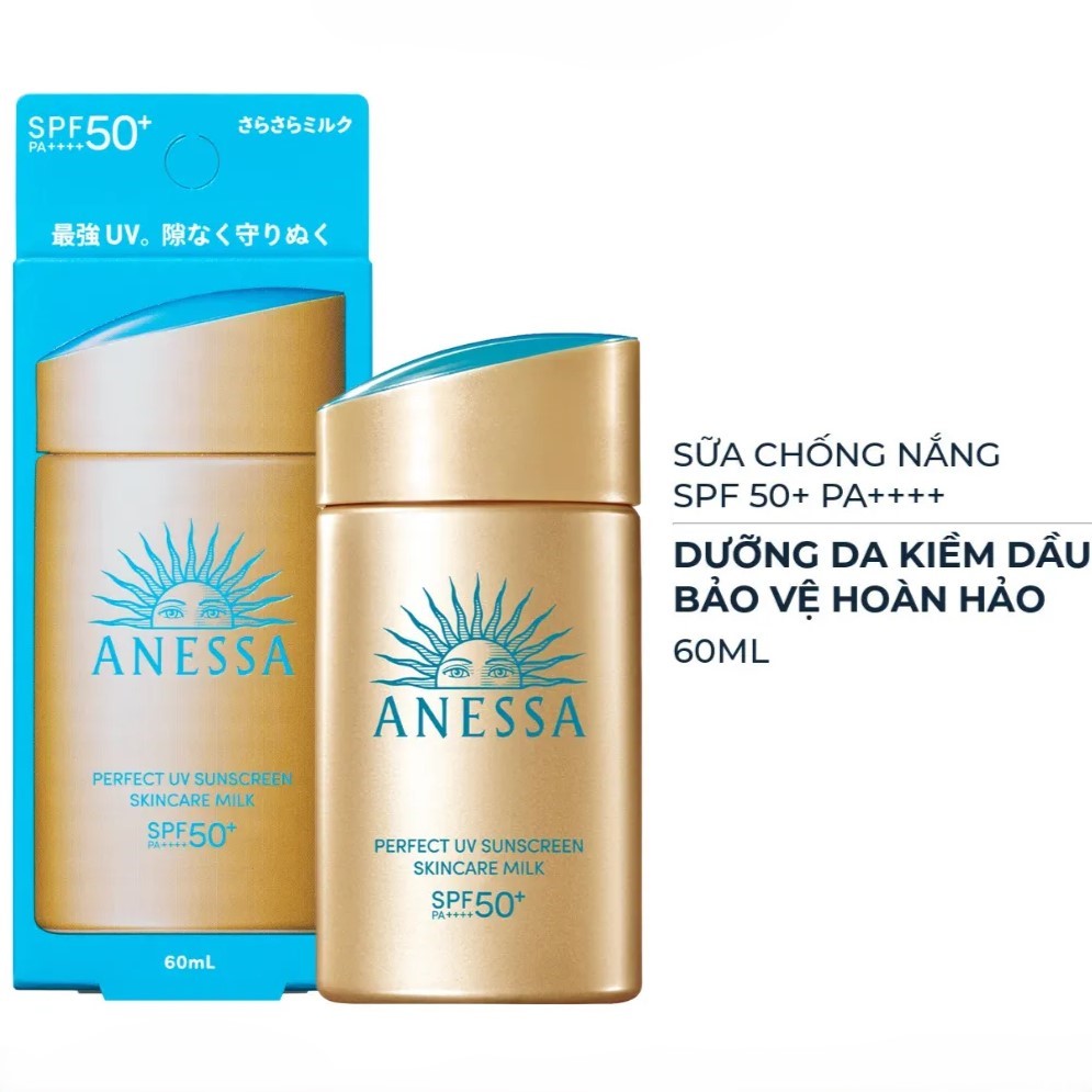 Kem chống nắng Shiseido Anessa Perfect UV Sunscreen Skincare Milk 60 ml 1