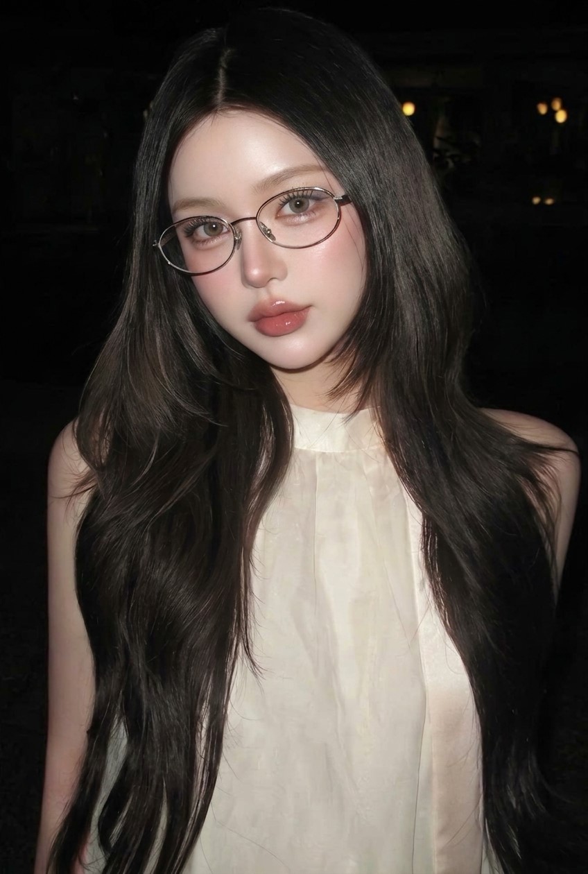 Mắt Kính Chanel Oval Silver Frame Eyeglasses 9