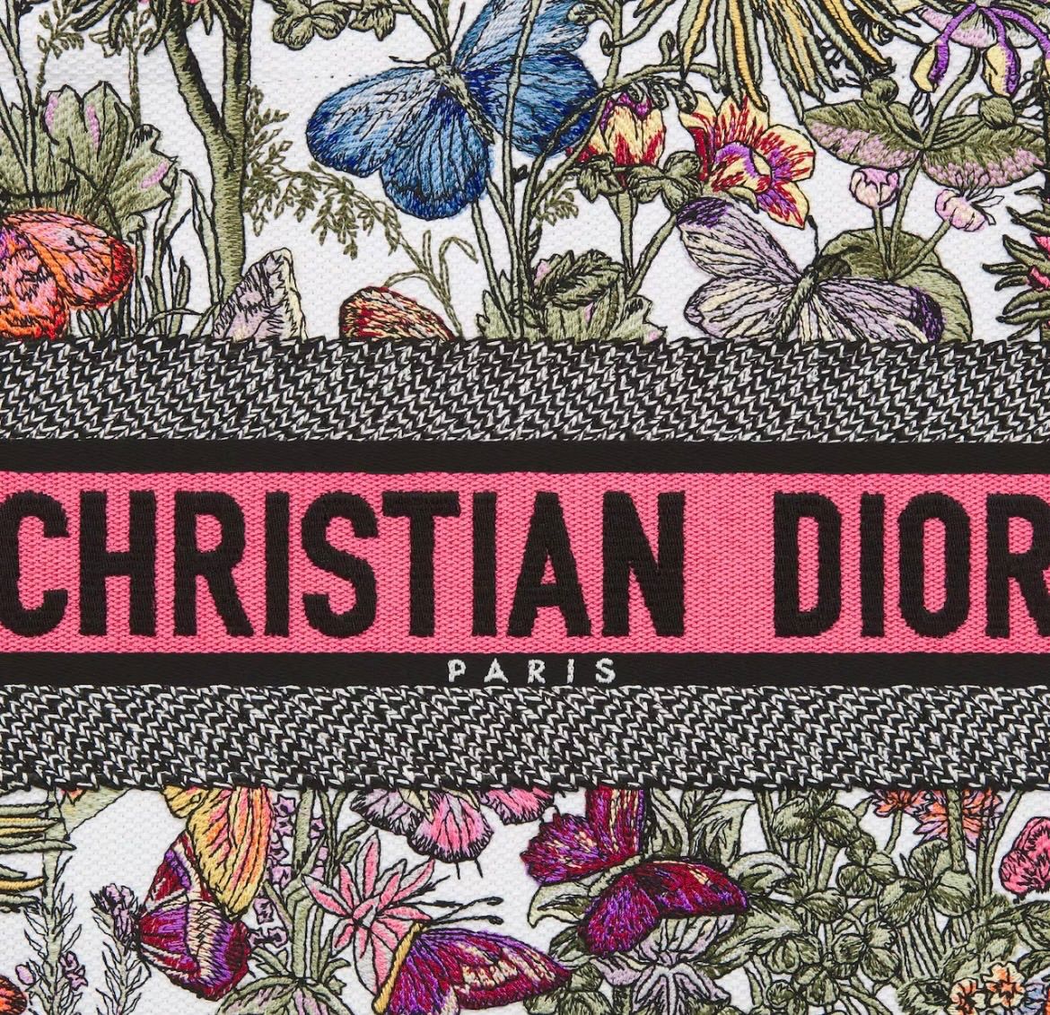 Túi xách nữ Medium Christian Dior Book Tote Mexico Millefiori Embroidery 1