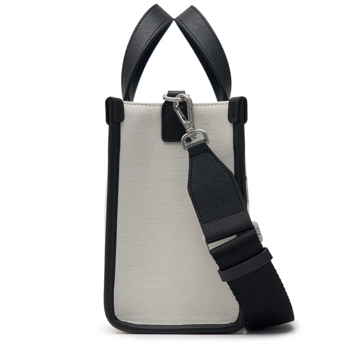 TÚI TOTE MLB VARSITY JACQUARD LA DODGERS 3AORS024N-07CRM MÀU ĐEN XÁM 1