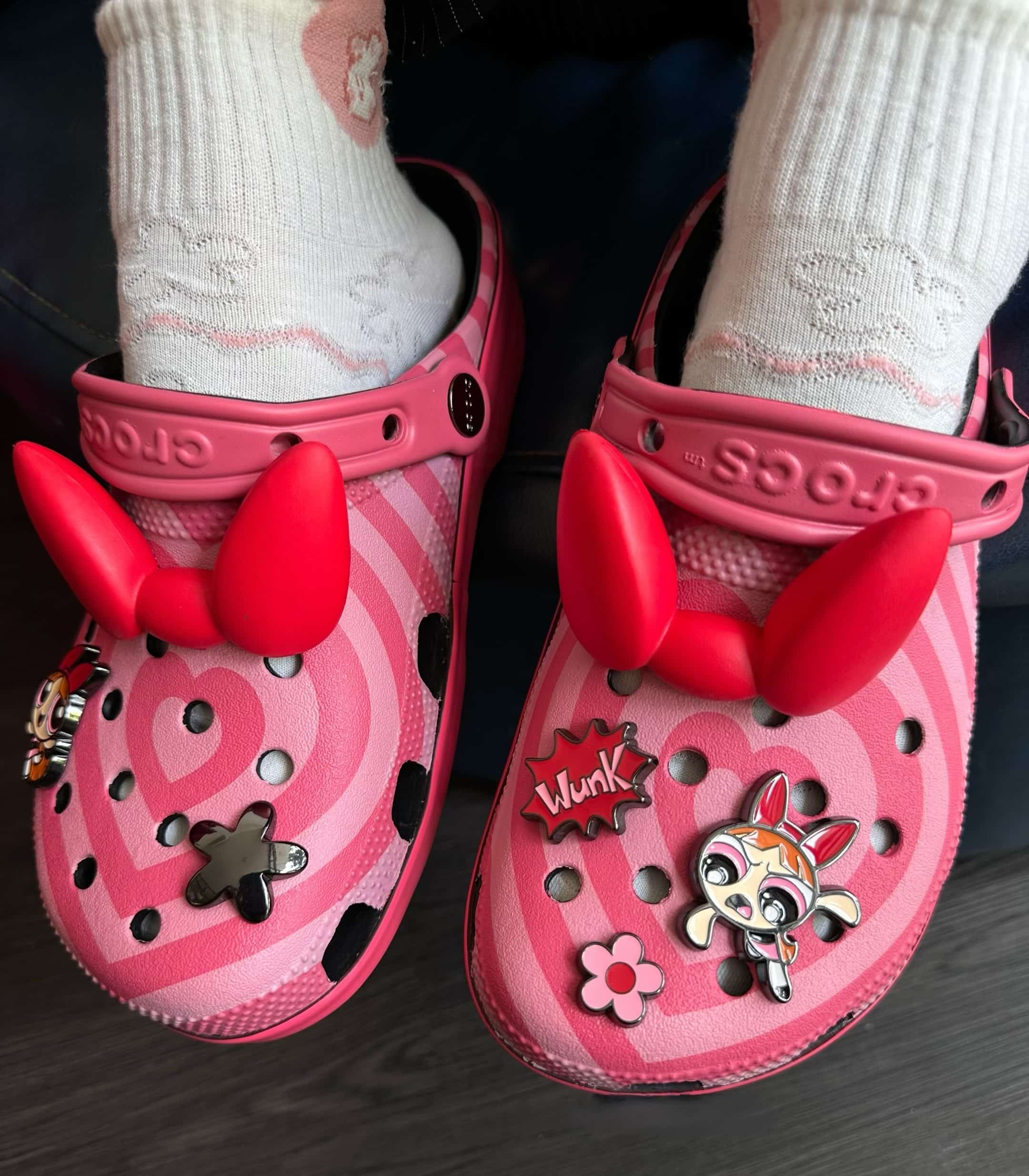 Dép Crocs Powerpuff Girls Blossom Classic Clogs Pink 211512-90H 4