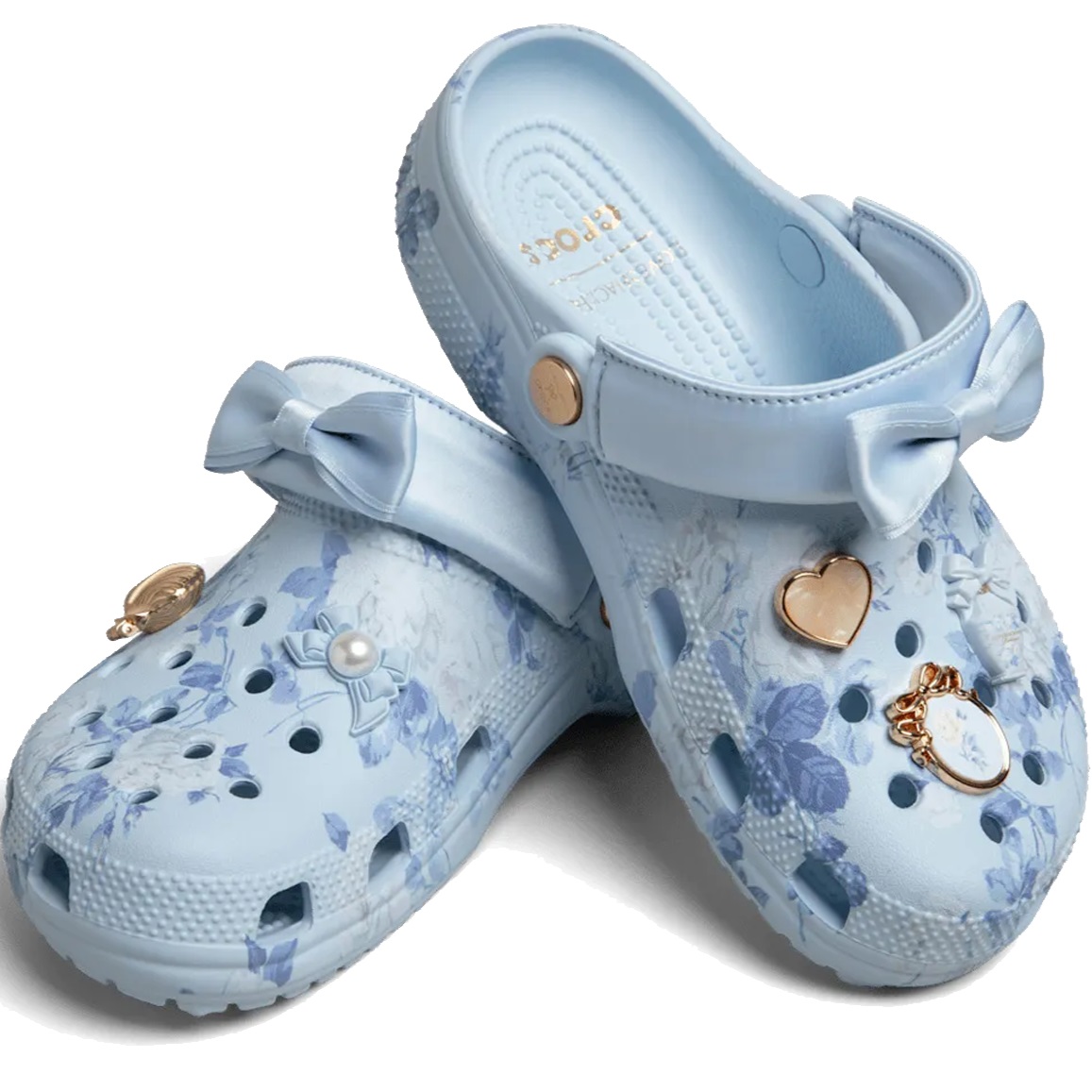 Giày Crocs LoveShackFancy Blue Classic Clog 12
