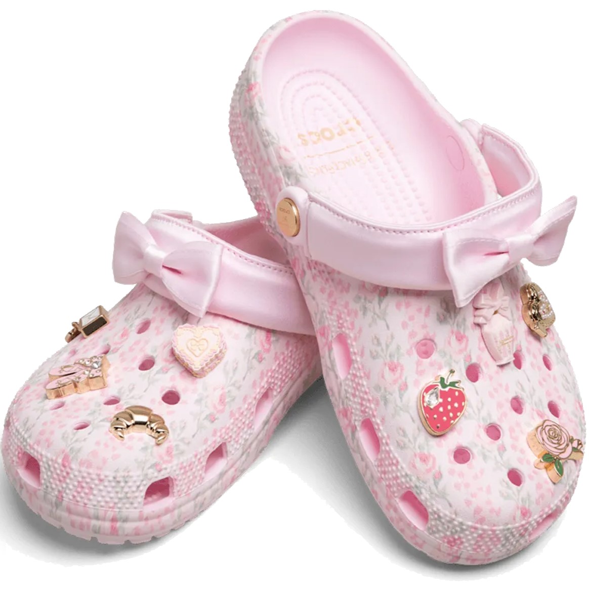 Giày Crocs LoveShackFancy Classic Clog Pink Milk 8
