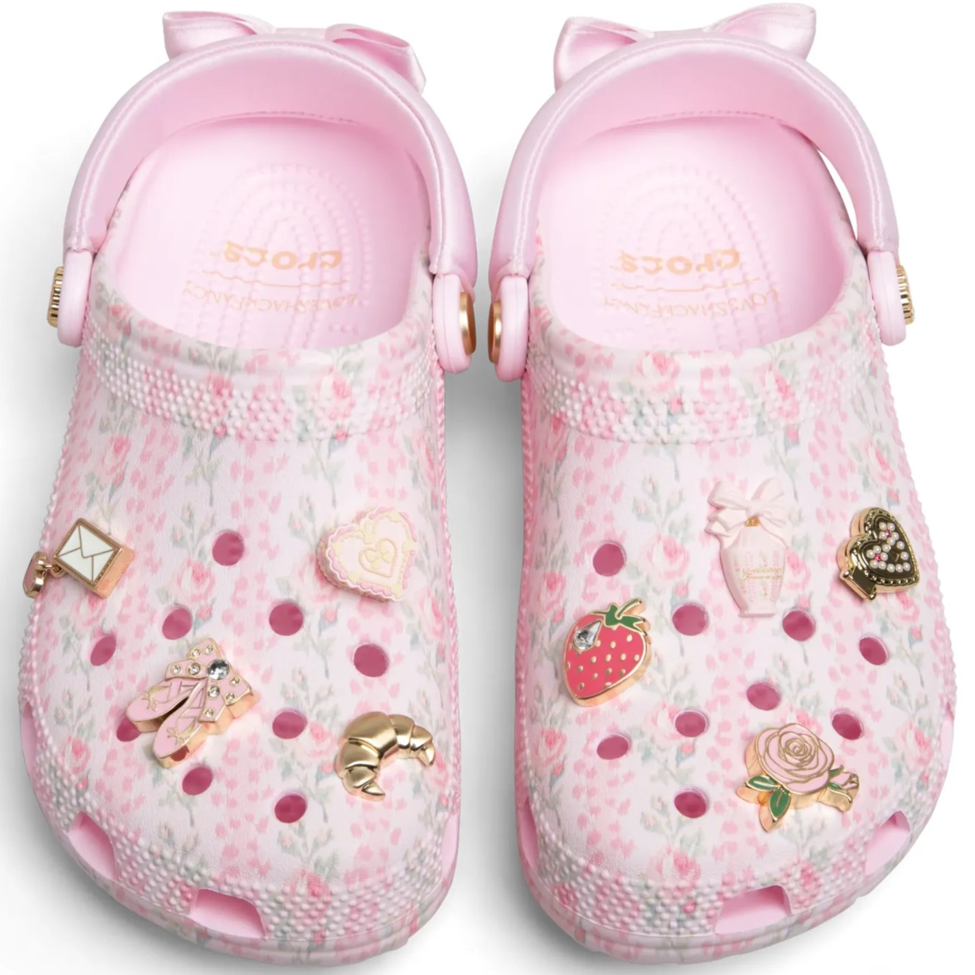 Giày Crocs LoveShackFancy Classic Clog Pink Milk 10