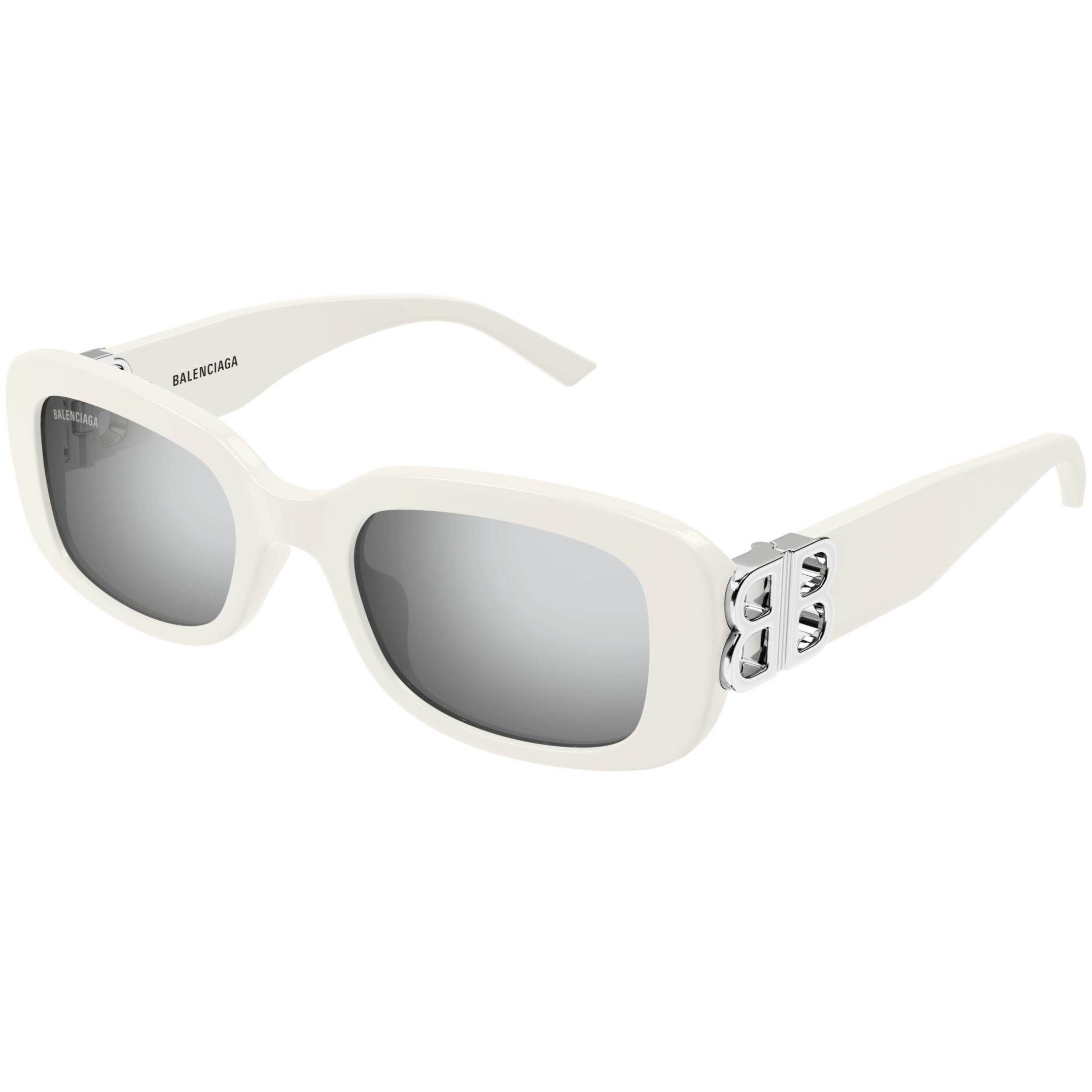Mắt kính Balenciaga Eyewear Rectangular Frame Sunglasses White BB0310SK 003 5