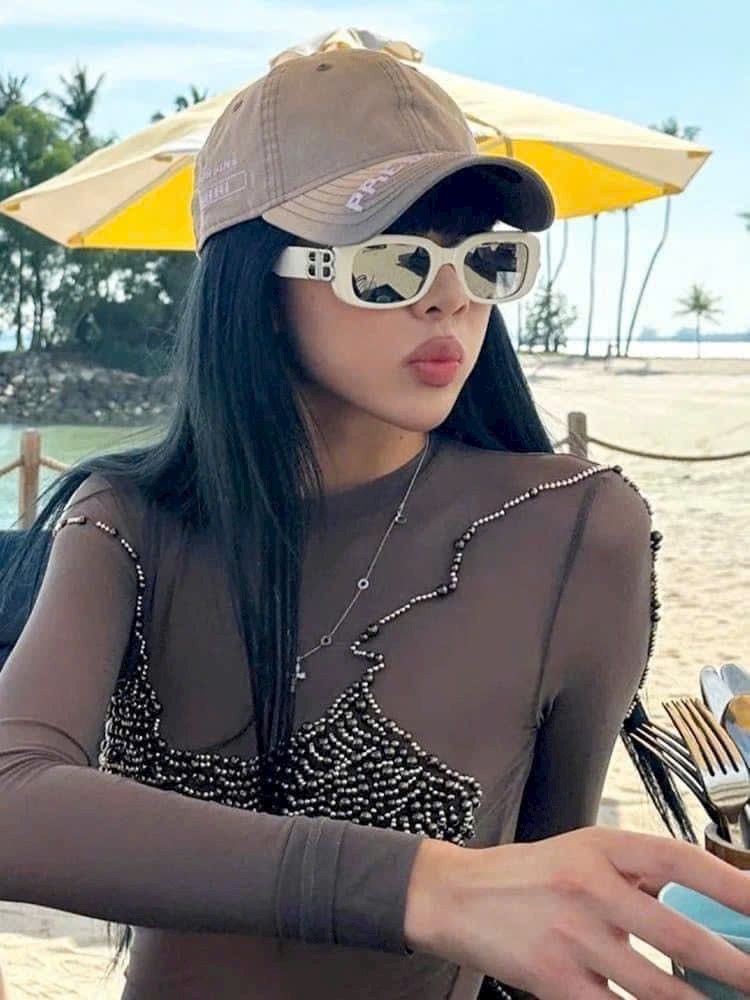 Mắt kính Balenciaga Eyewear Rectangular Frame Sunglasses White BB0310SK 003 7