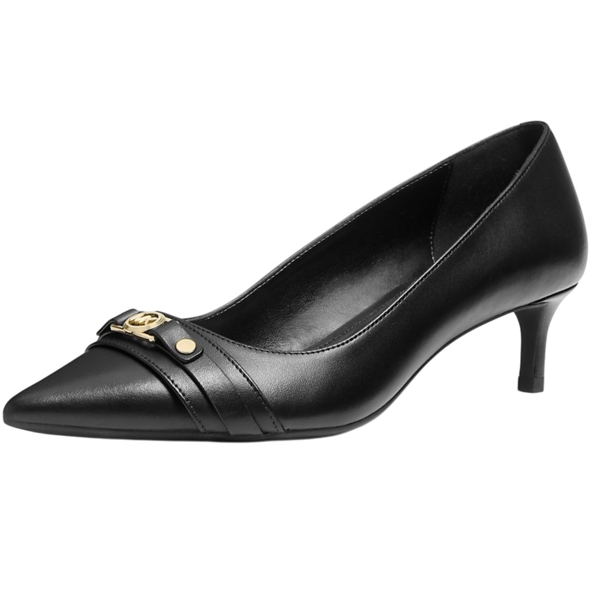 Giày MK Michael Kors Mandy Soft Leather Pumps Black 40T5MAMP1L 3