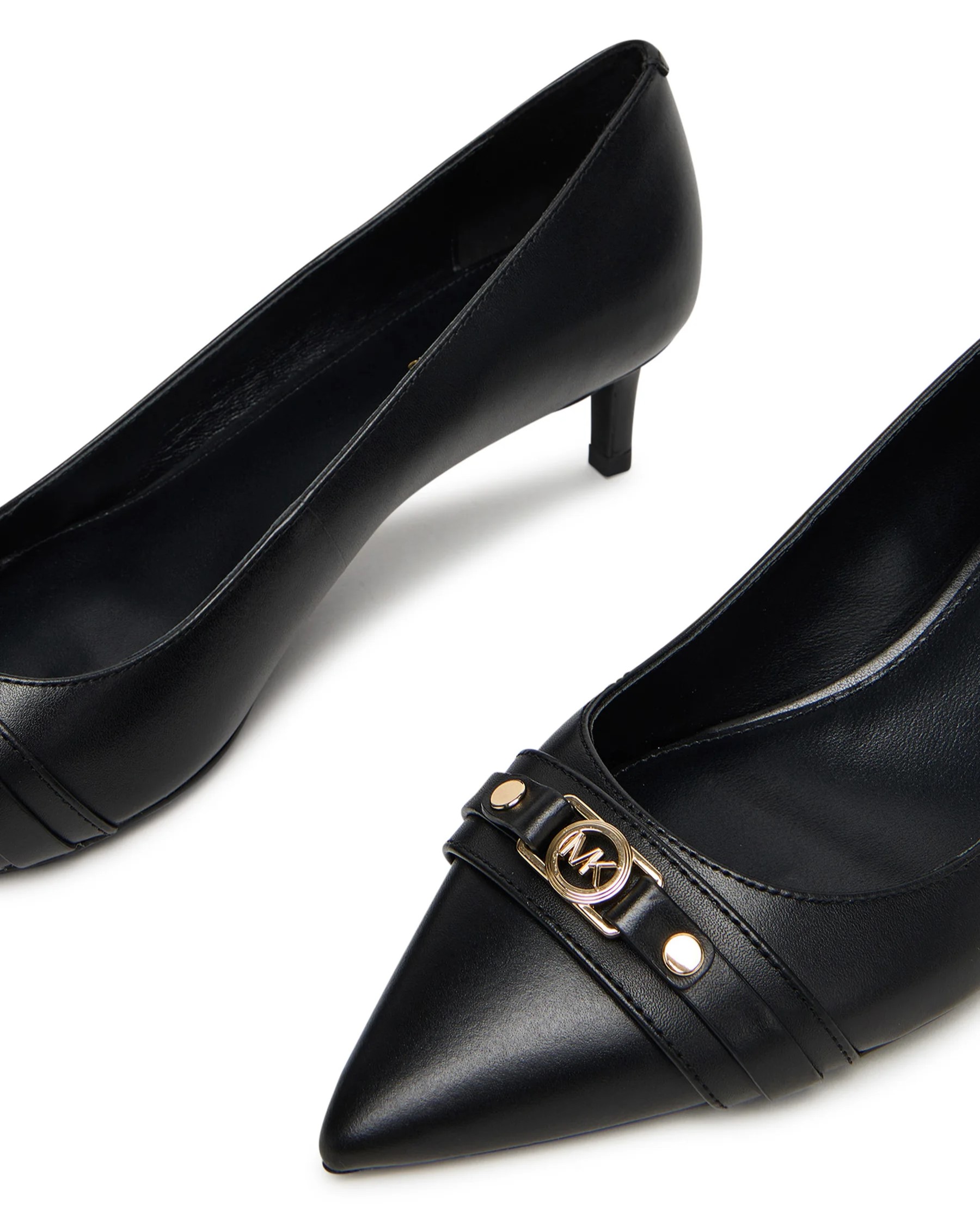 Giày MK Michael Kors Mandy Soft Leather Pumps Black 40T5MAMP1L 11