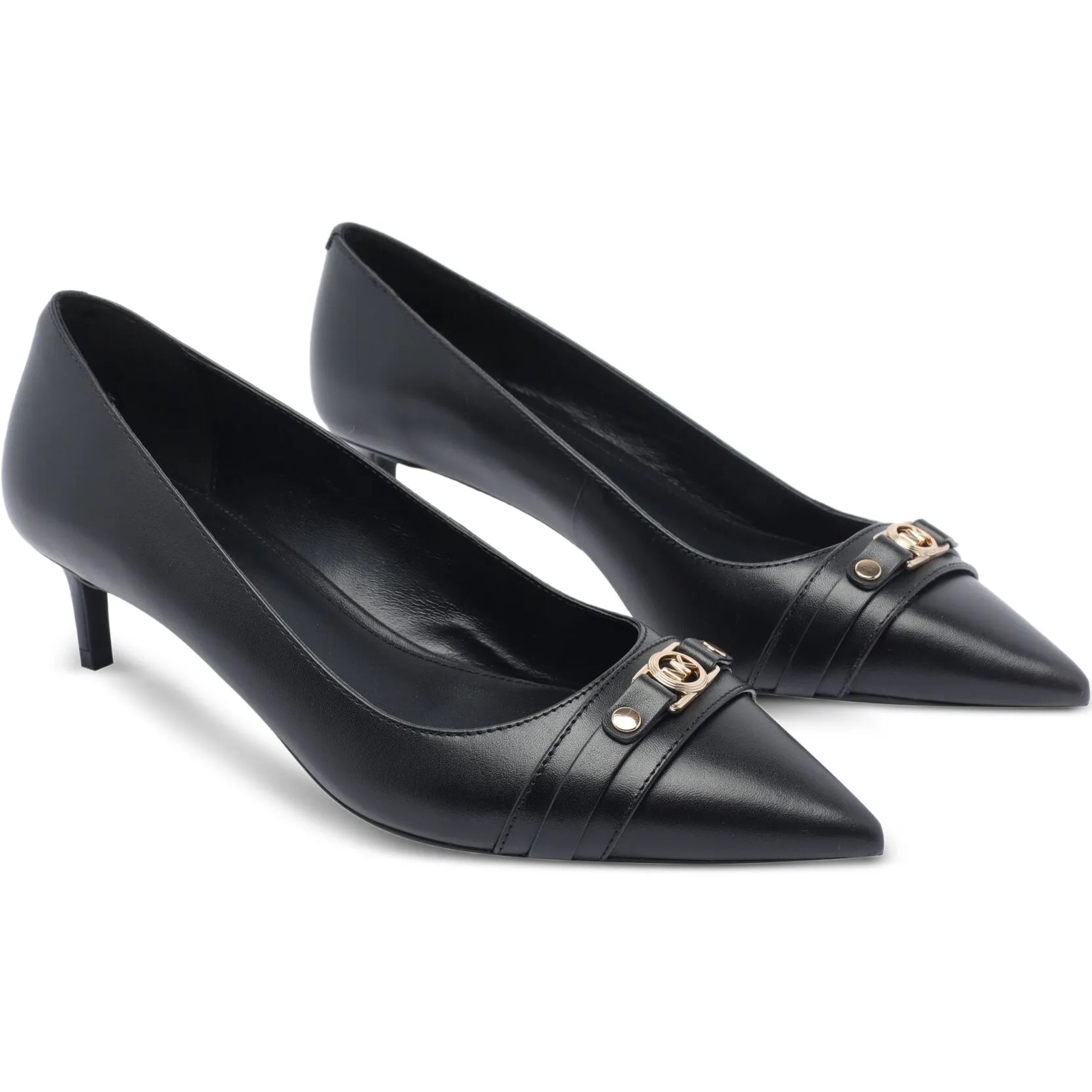 Giày MK Michael Kors Mandy Soft Leather Pumps Black 40T5MAMP1L 7
